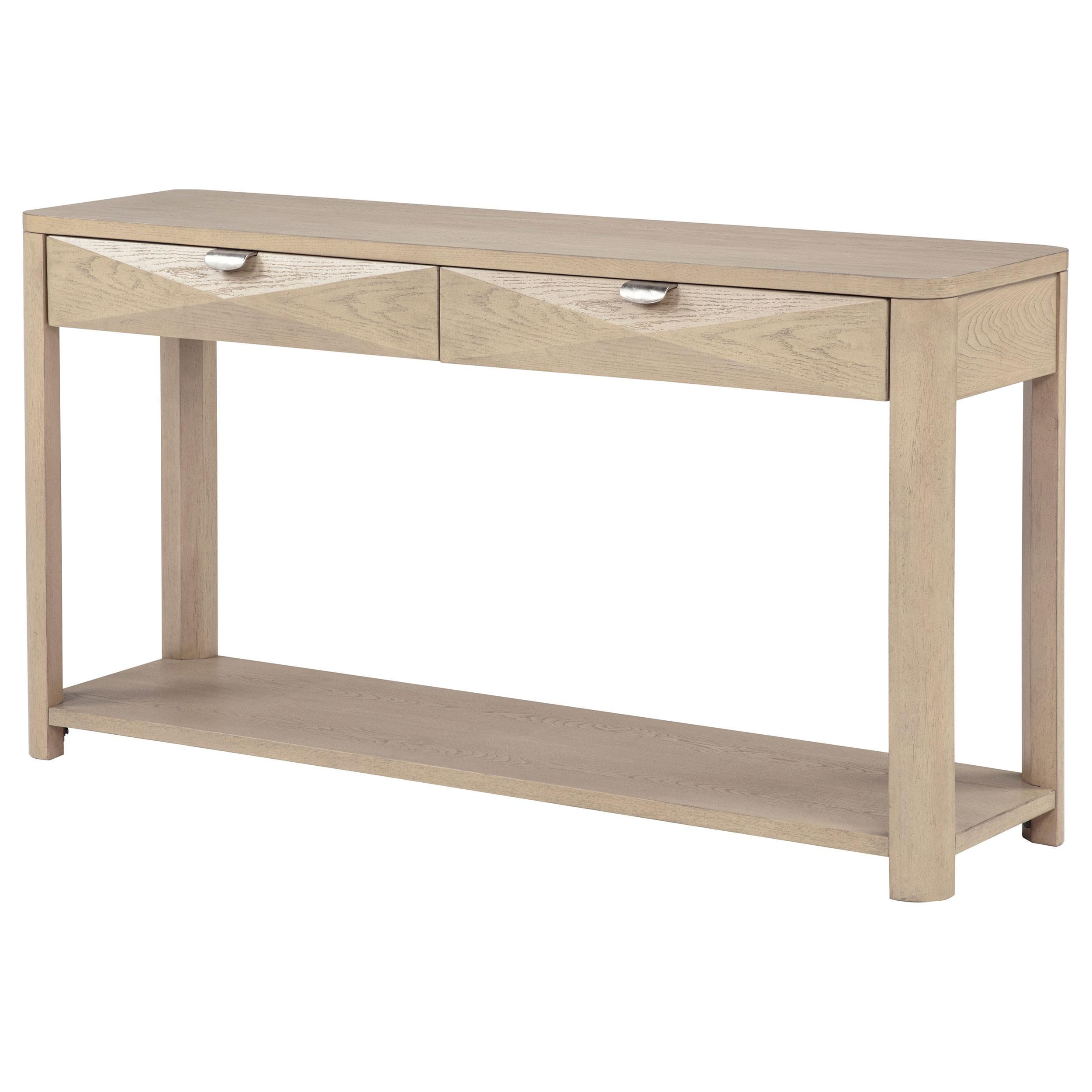  Coaster Furniture Marcelo 736059 Sofa Console Table with 2 Drawers and Shelf - Light Elm IMAGE 13