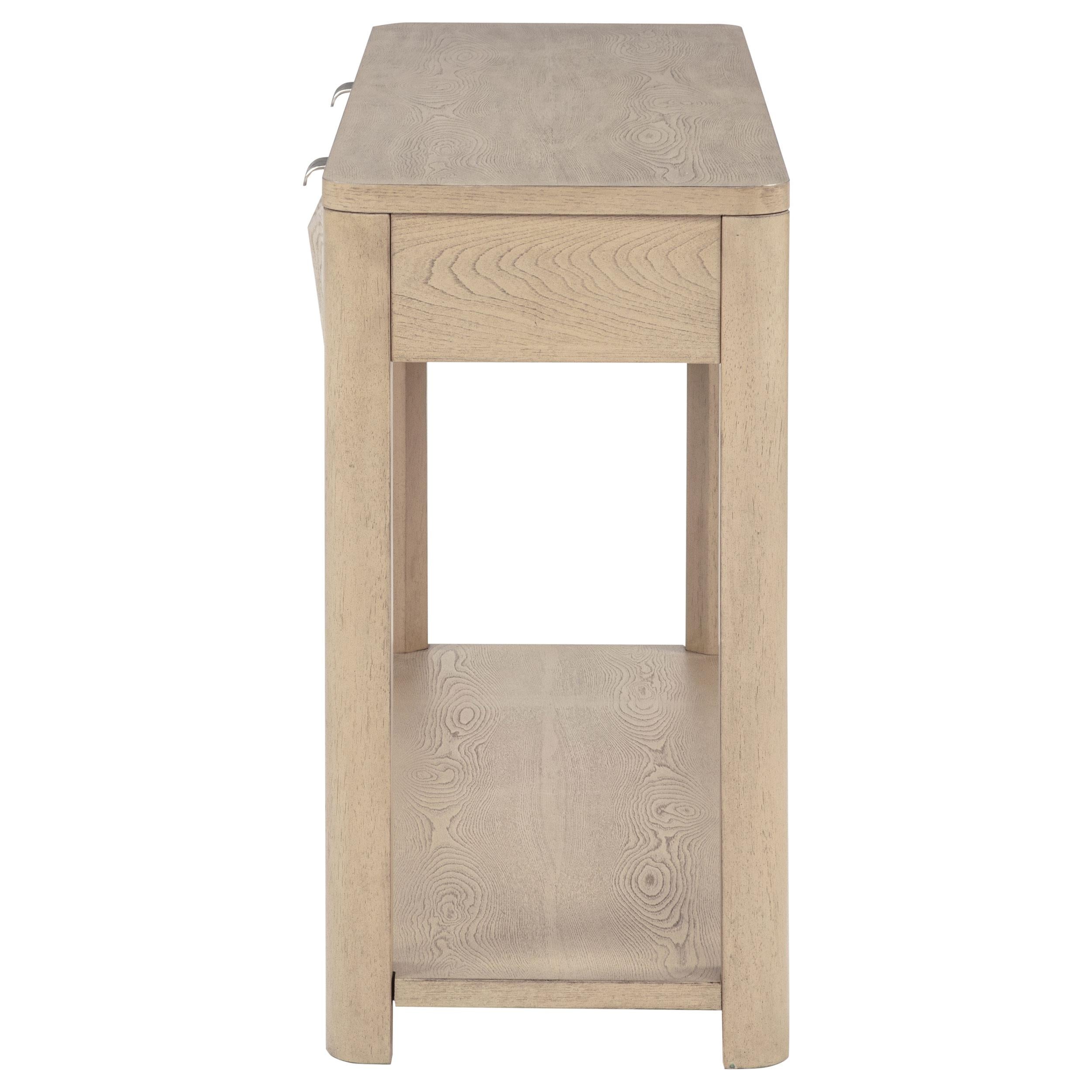 Coaster Furniture Marcelo 736059 Sofa Console Table with 2 Drawers and Shelf - Light Elm IMAGE 2