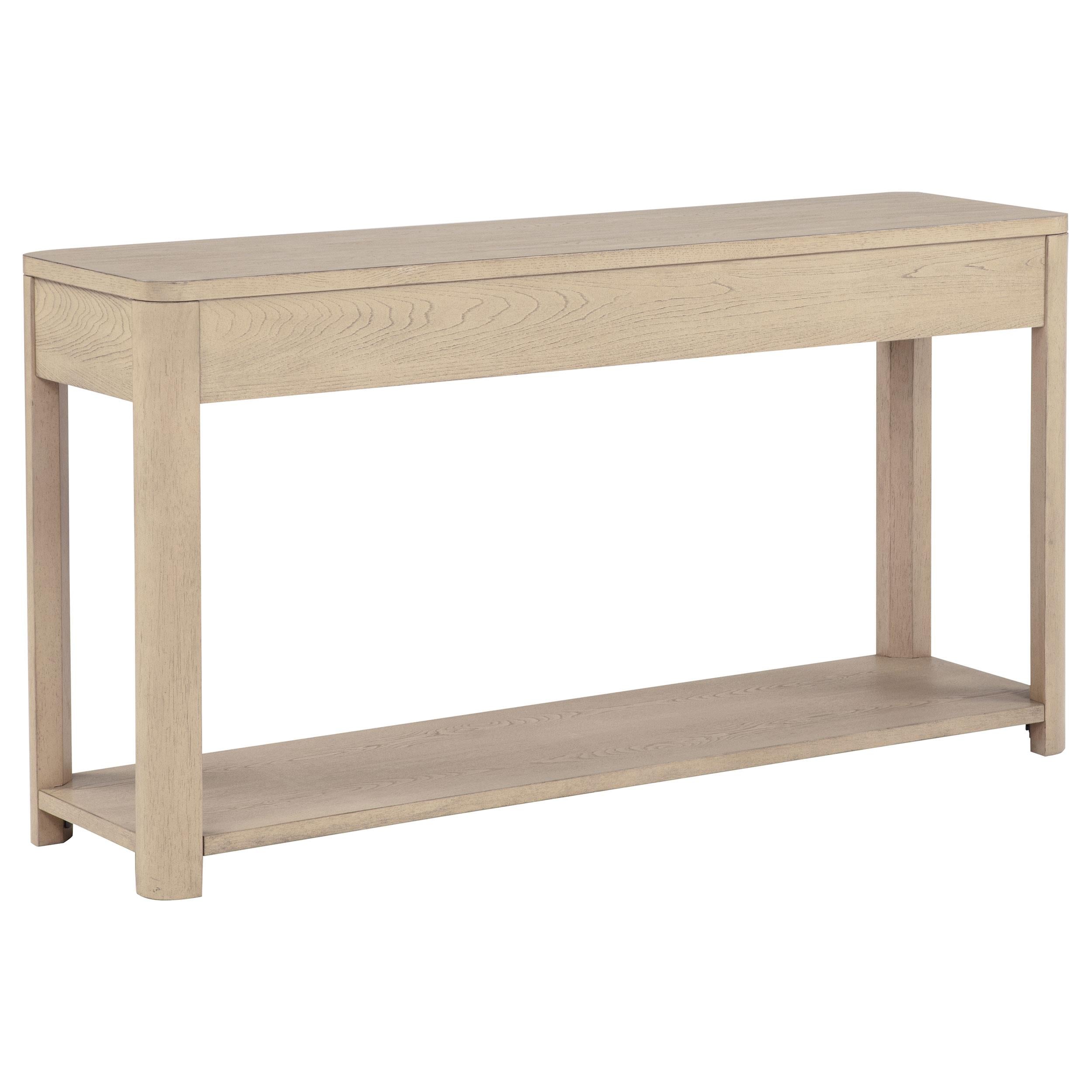  Coaster Furniture Marcelo 736059 Sofa Console Table with 2 Drawers and Shelf - Light Elm IMAGE 6