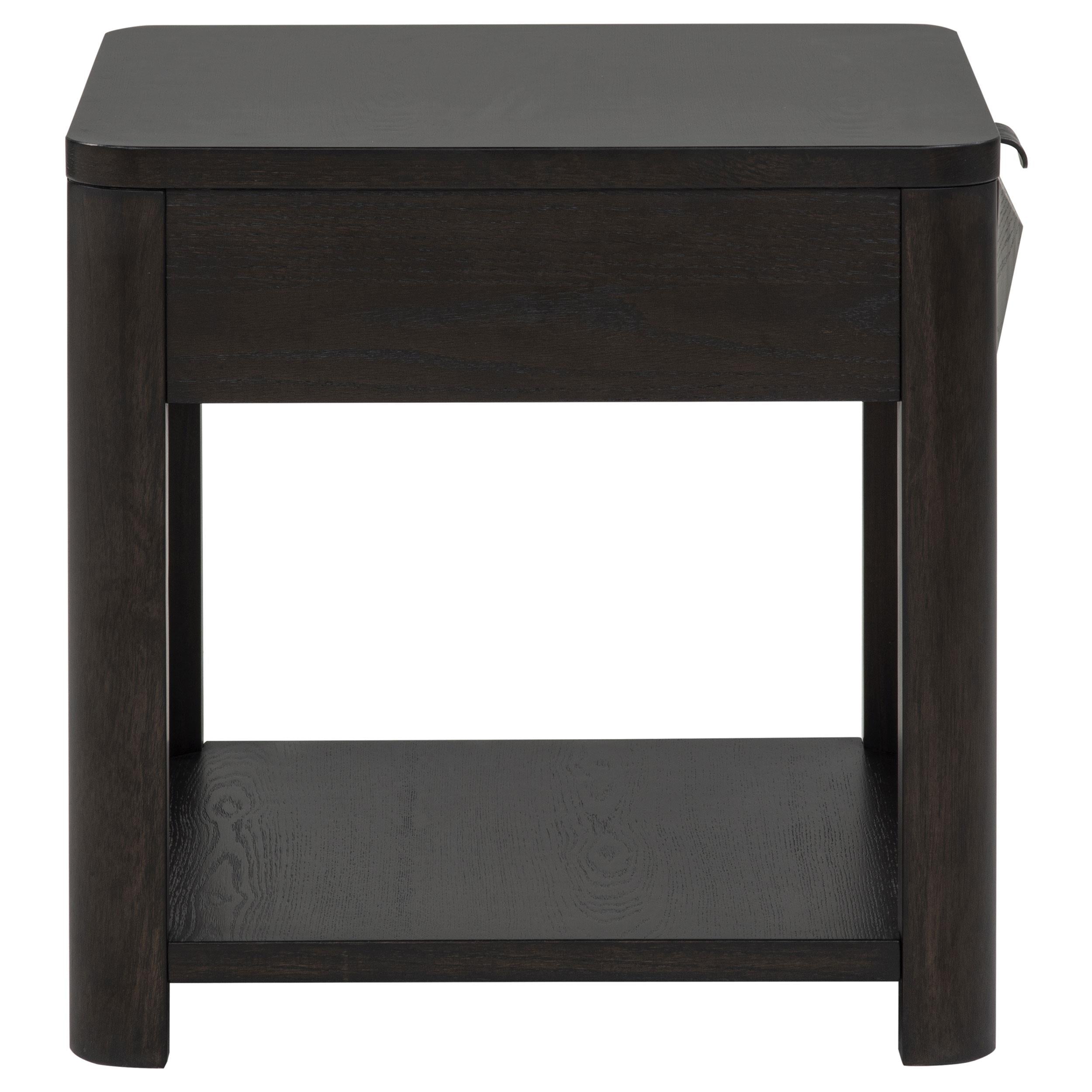  Coaster Furniture Marcelo 736067 Wood End Table with Drawer and Shelf - Coffee IMAGE 13