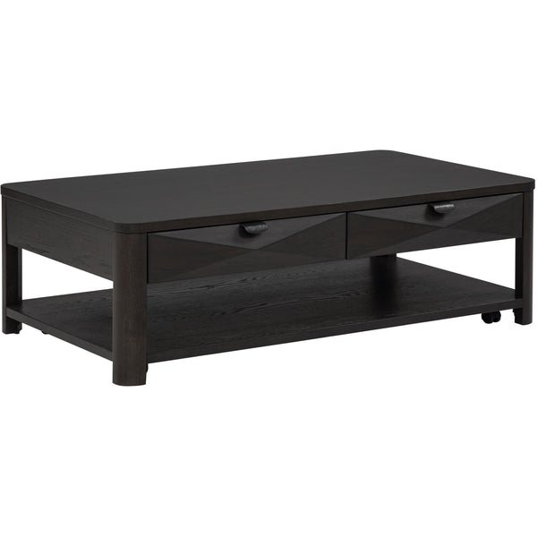 Coaster Furniture Marcelo 736068 Wood Coffee Table with 2 Drawers and Shelf - Coffee