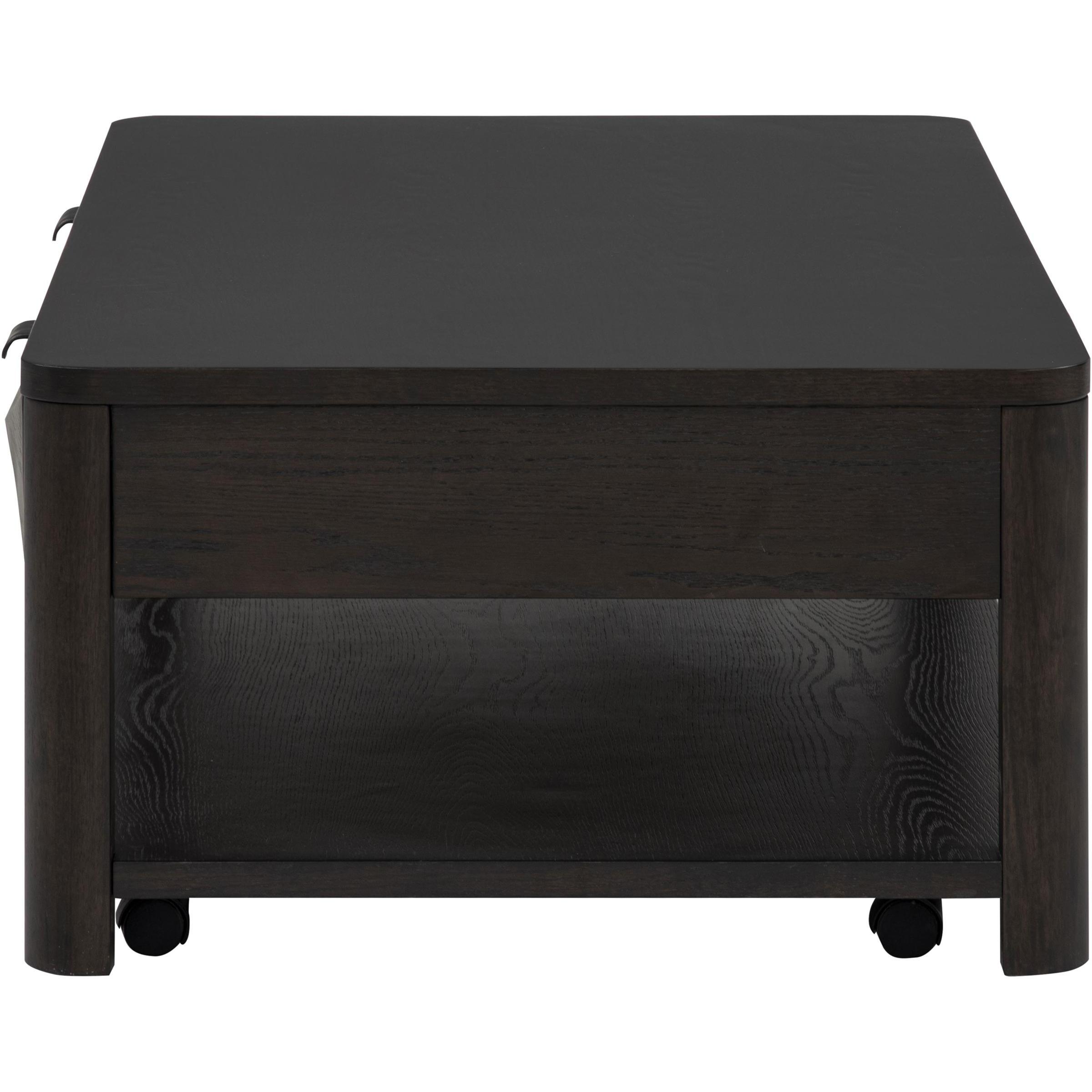  Coaster Furniture Marcelo 736068 Wood Coffee Table with 2 Drawers and Shelf - Coffee IMAGE 6