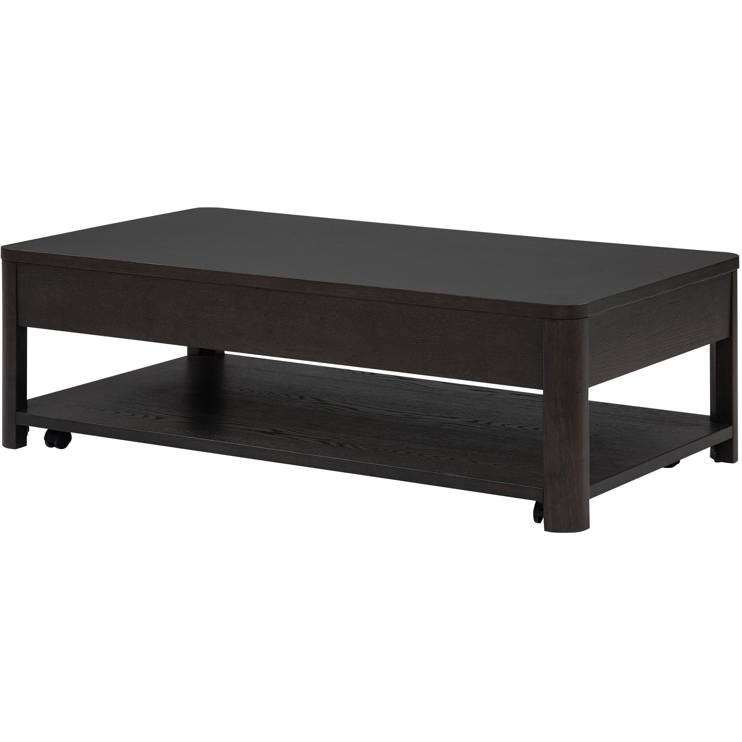  Coaster Furniture Marcelo 736068 Wood Coffee Table with 2 Drawers and Shelf - Coffee IMAGE 9