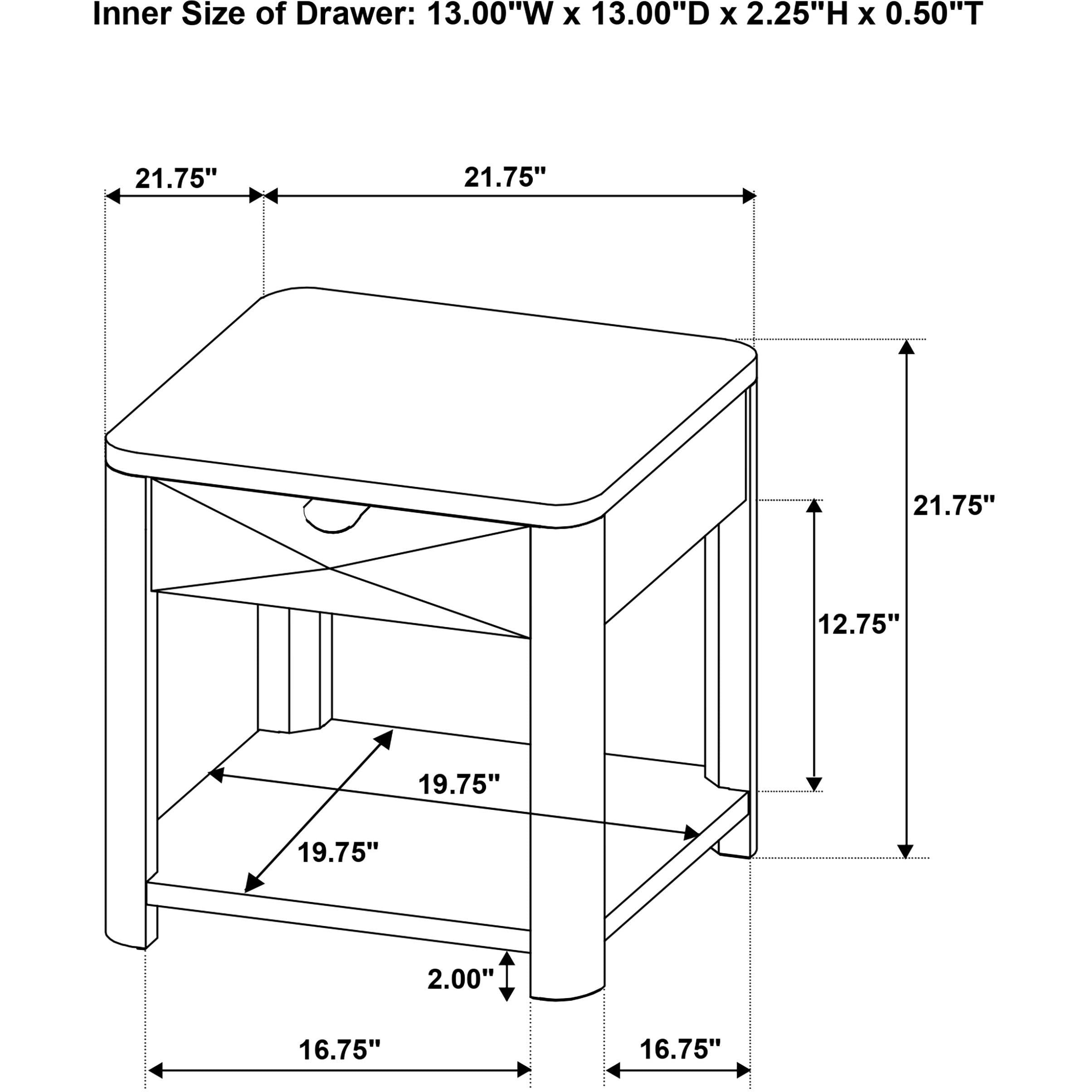  Coaster Furniture Marcelo 736068-S3 3-piece Coffee Table Set with Storage - Coffee IMAGE 15