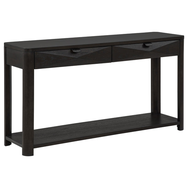 Coaster Furniture Marcelo 736069 Sofa Console Table with 2 Drawers and Shelf - Coffee