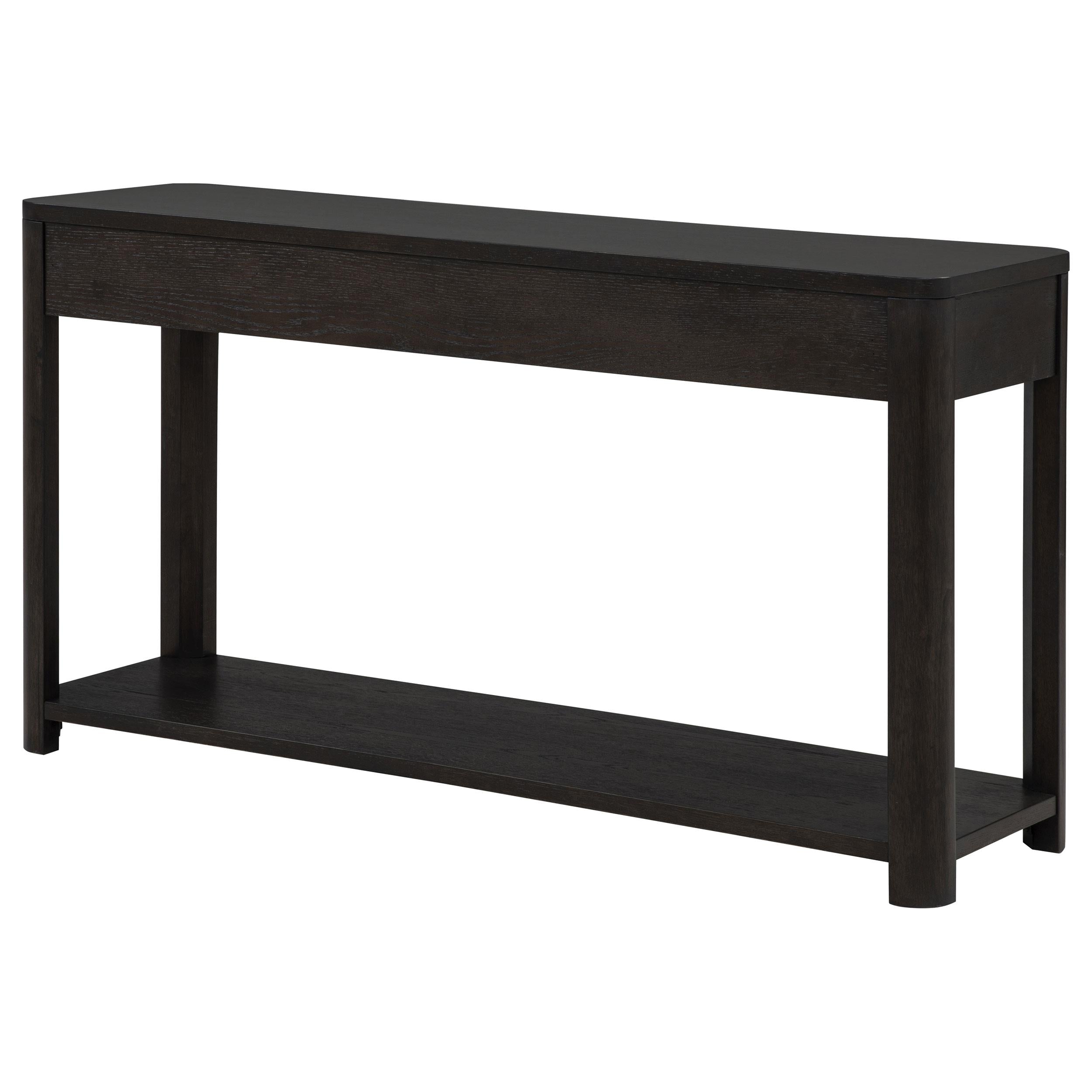  Coaster Furniture Marcelo 736069 Sofa Console Table with 2 Drawers and Shelf - Coffee IMAGE 10