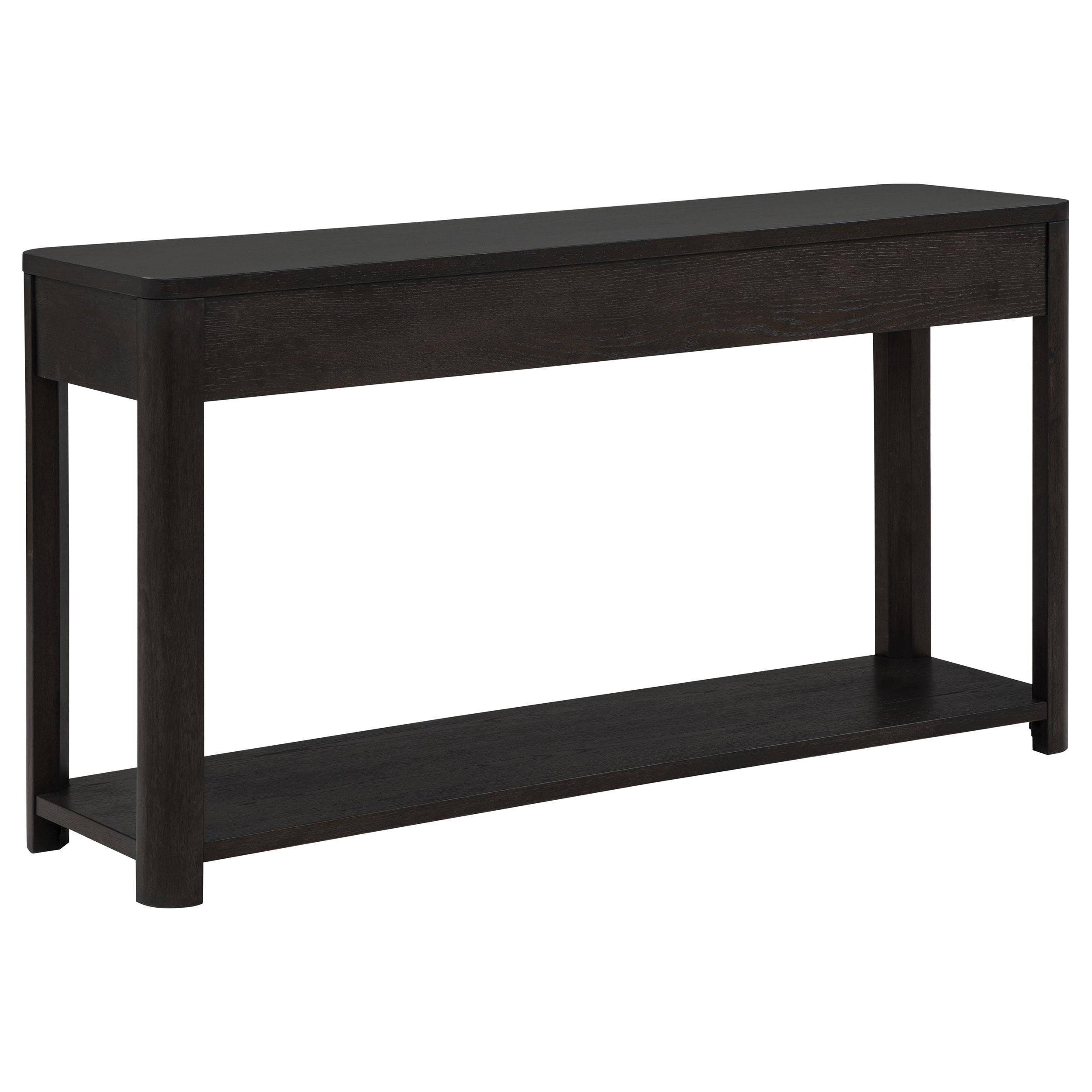  Coaster Furniture Marcelo 736069 Sofa Console Table with 2 Drawers and Shelf - Coffee IMAGE 6