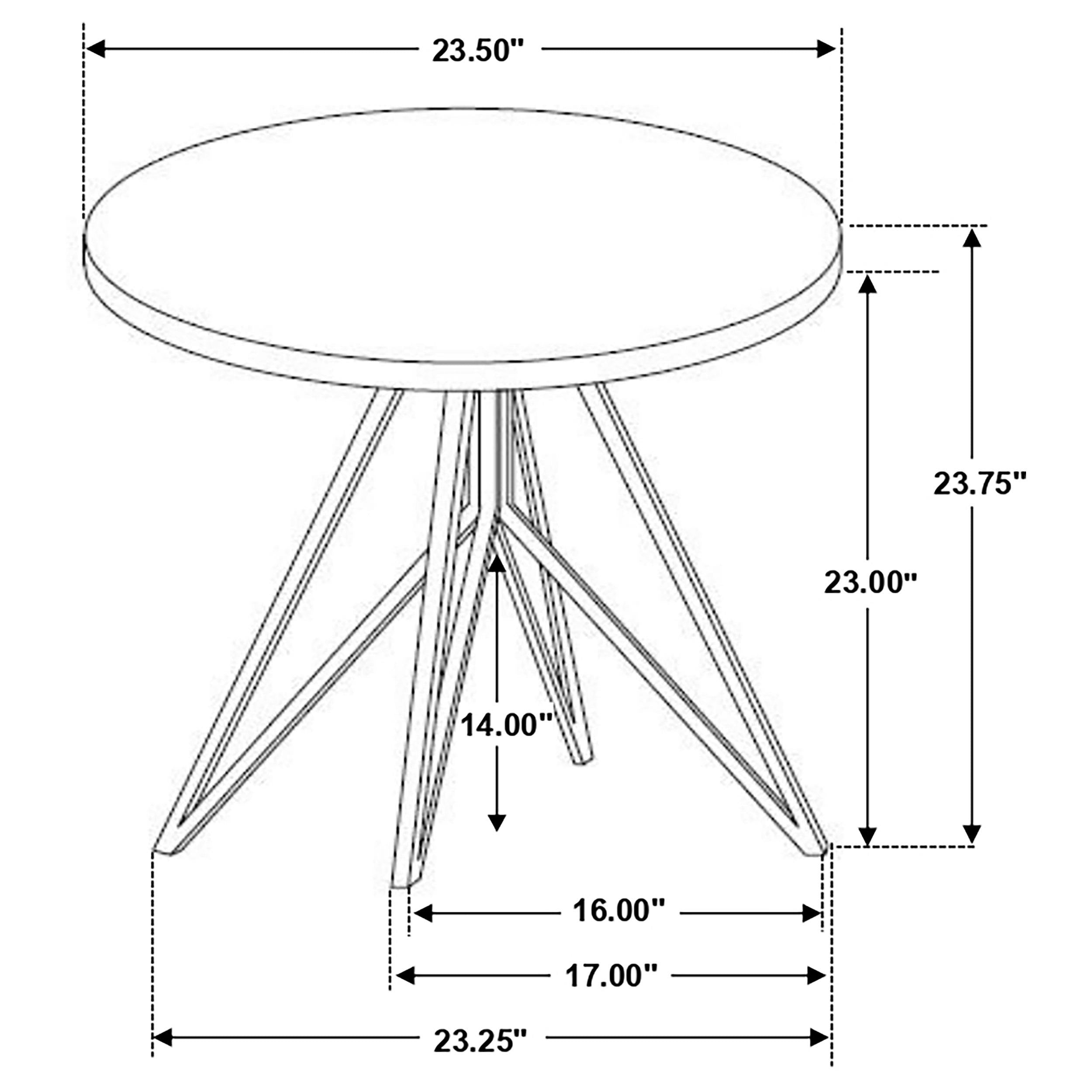  Coaster Furniture Hadi 736178-S2 2-piece Round SmartTop Coffee and End Table Set - Cement IMAGE 9