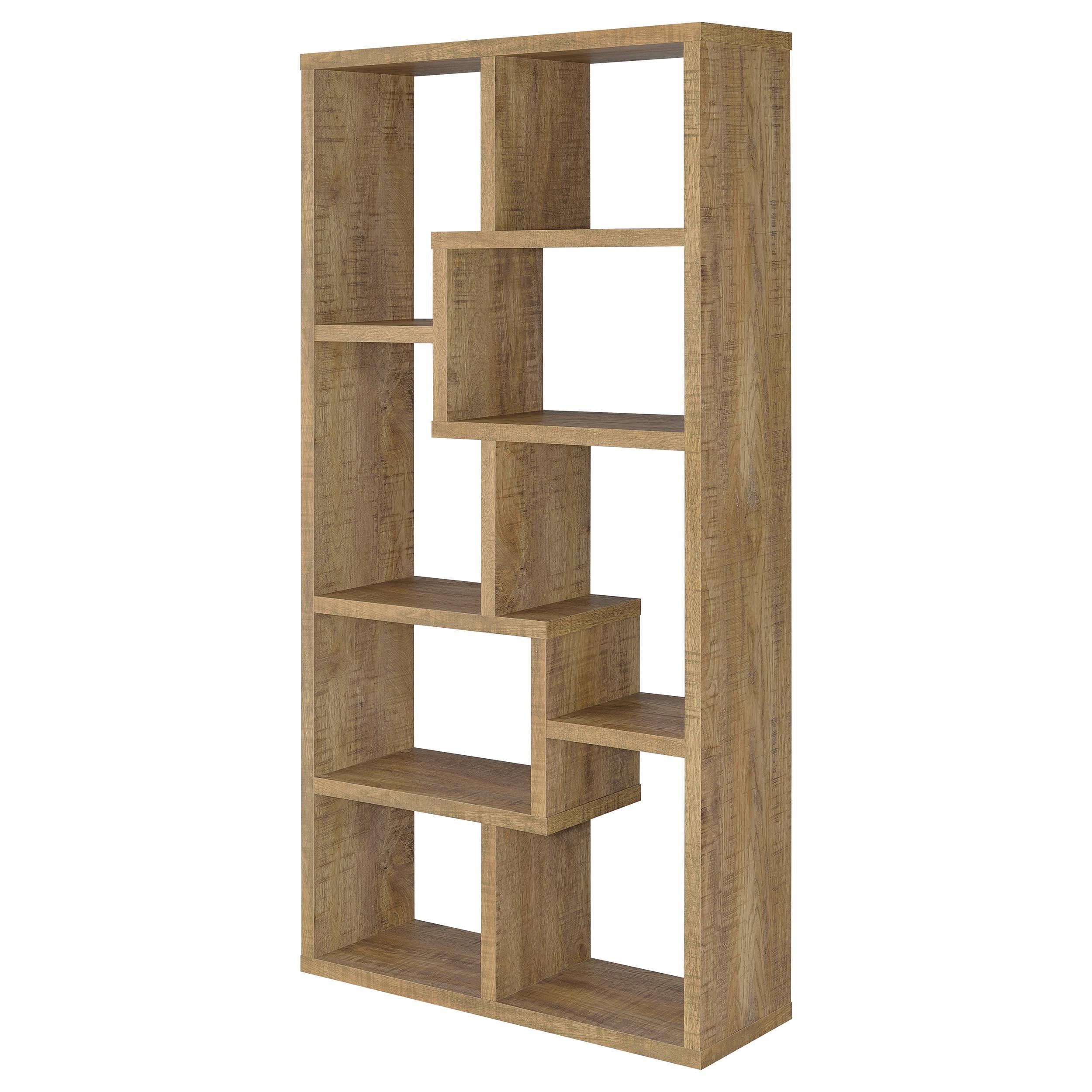  Coaster Furniture Theo 800515 71-inch 6-shelf Bookshelf - Mango IMAGE 2