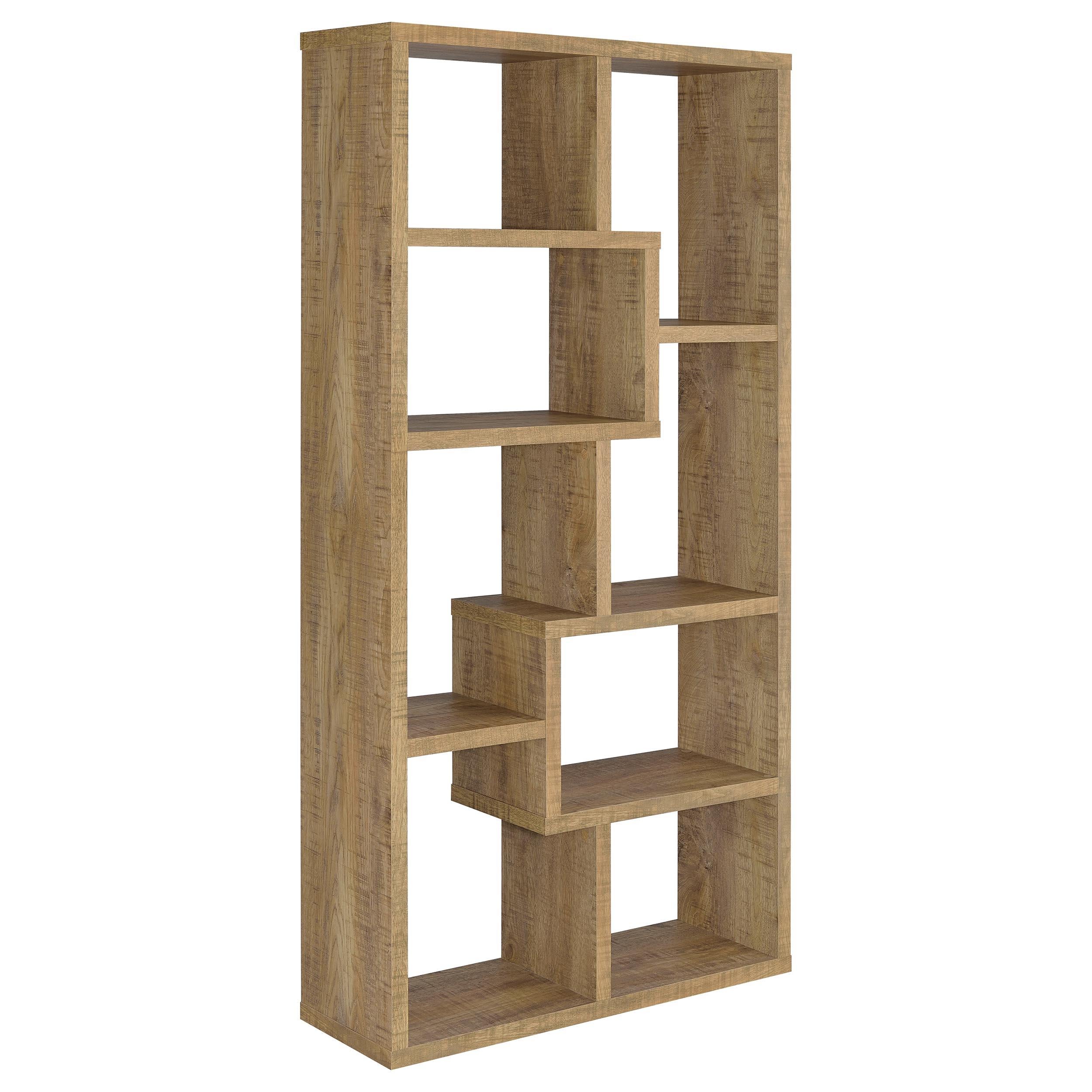  Coaster Furniture Theo 800515 71-inch 6-shelf Bookshelf - Mango IMAGE 3