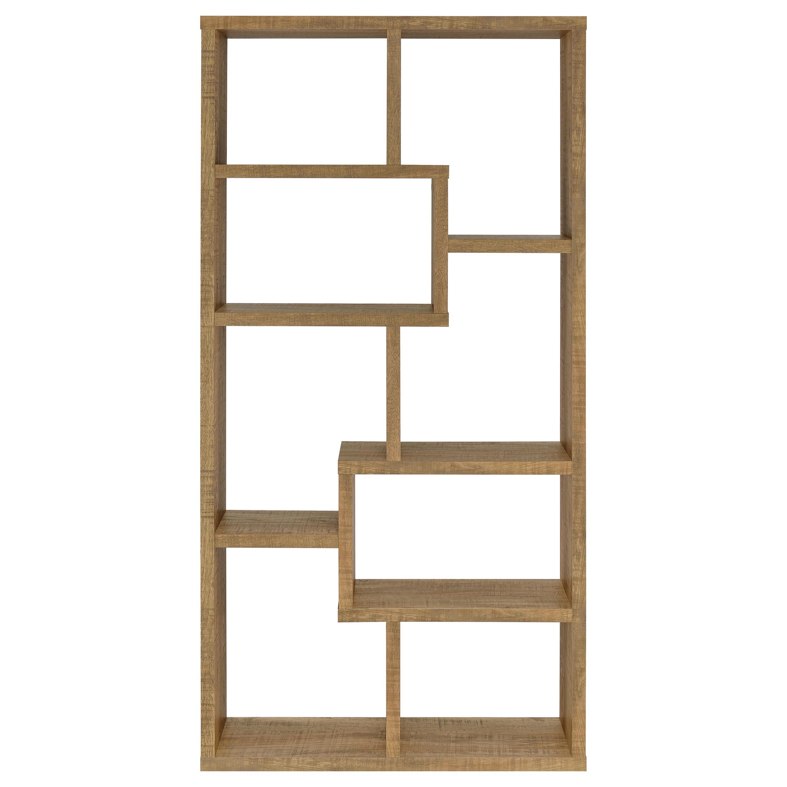  Coaster Furniture Theo 800515 71-inch 6-shelf Bookshelf - Mango IMAGE 9
