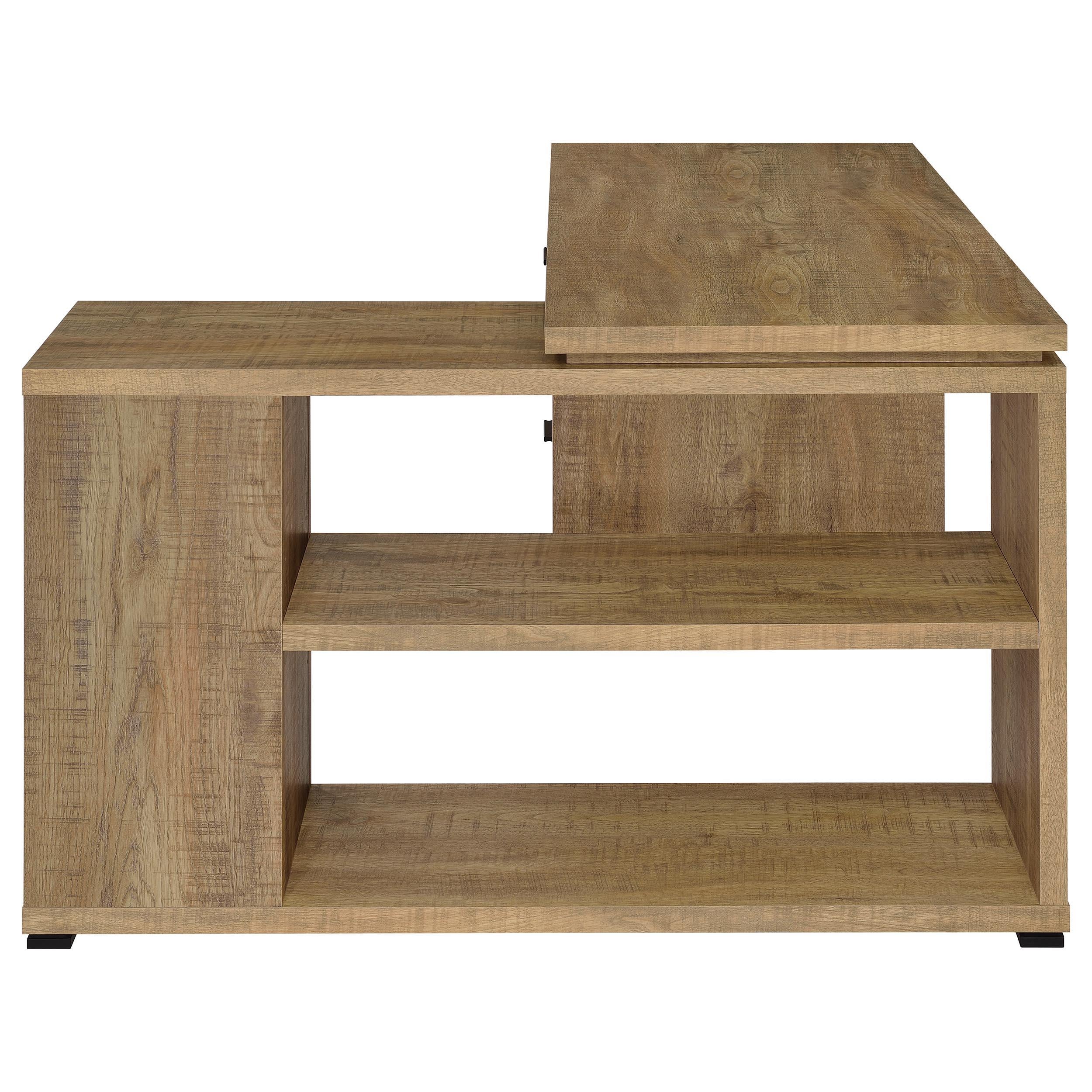  Coaster Furniture Yvette 800786 60-inch 3-drawer L-Shape Computer Desk - Mango IMAGE 5