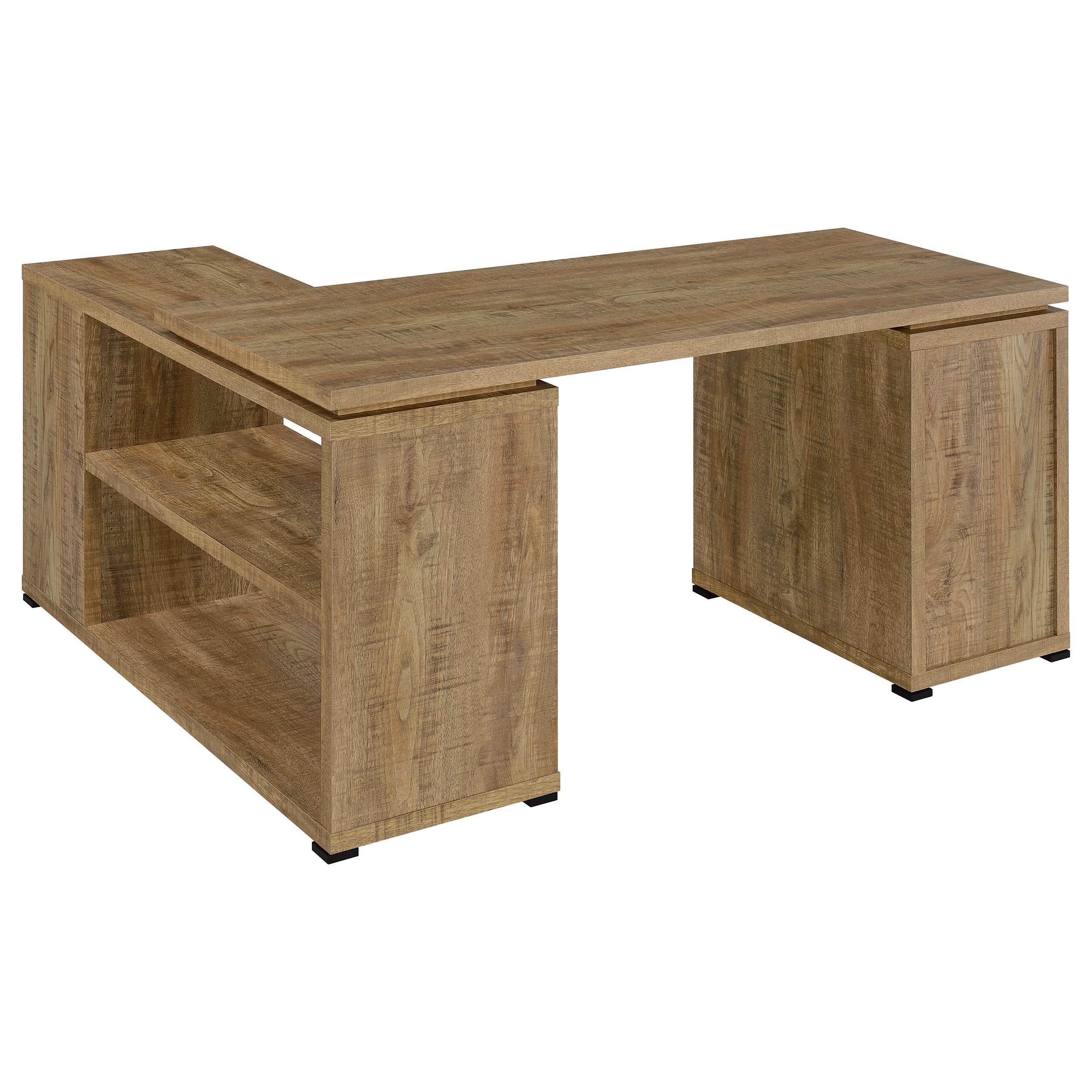  Coaster Furniture Yvette 800786 60-inch 3-drawer L-Shape Computer Desk - Mango IMAGE 7