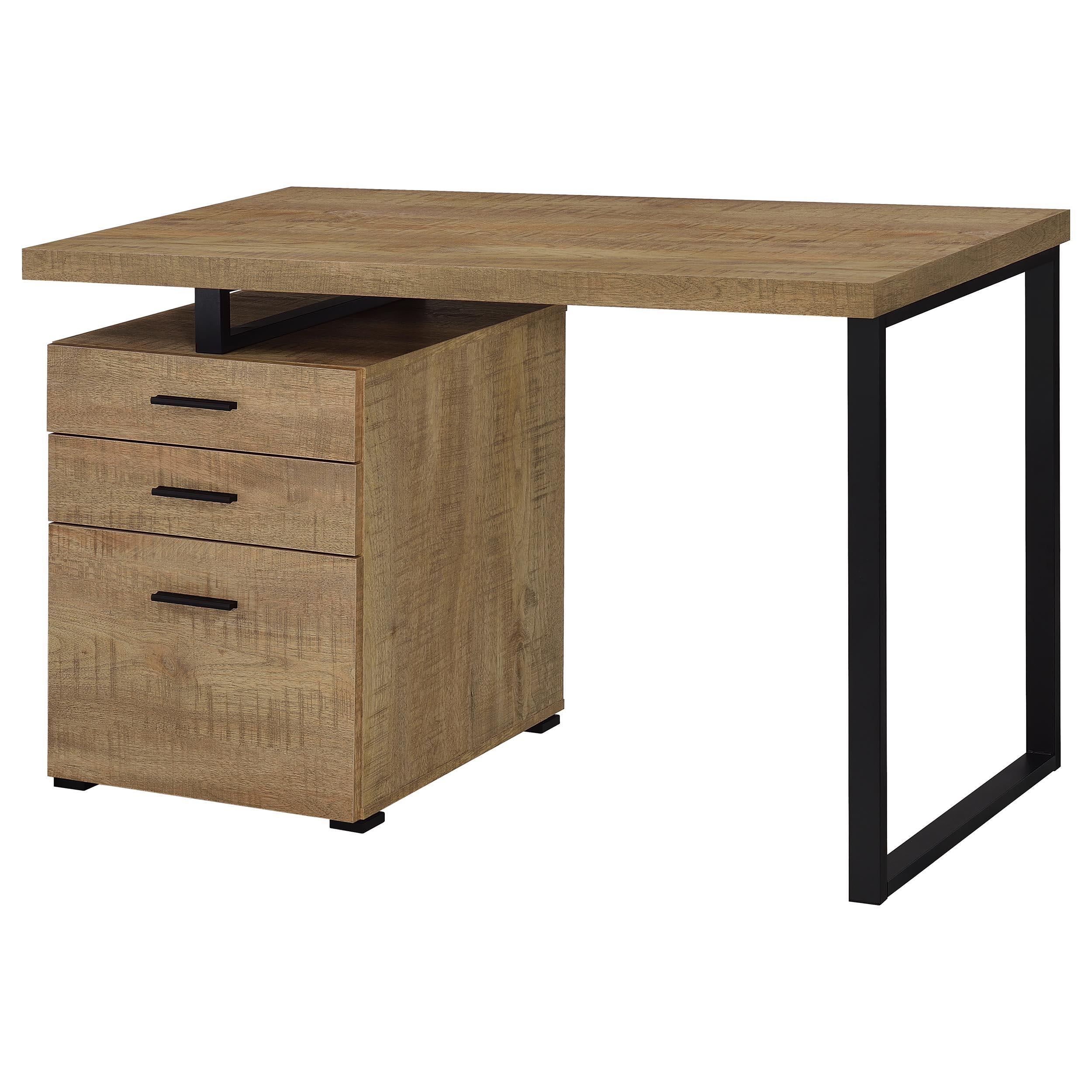  Coaster Furniture Brennan 800787 47-inch 3-drawer Office Computer Desk - Mango IMAGE 6