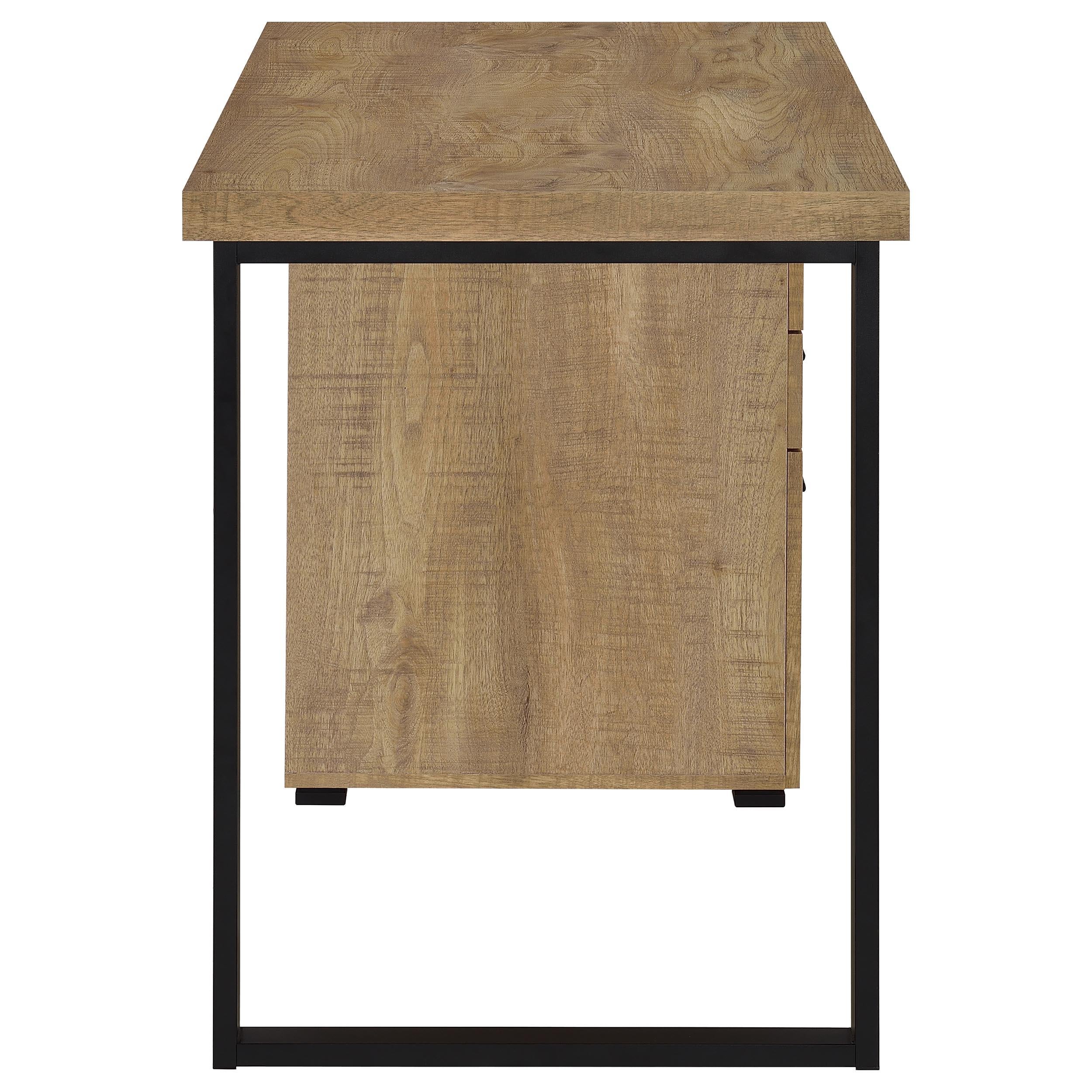 Coaster Furniture Brennan 800787 47-inch 3-drawer Office Computer Desk - Mango IMAGE 8