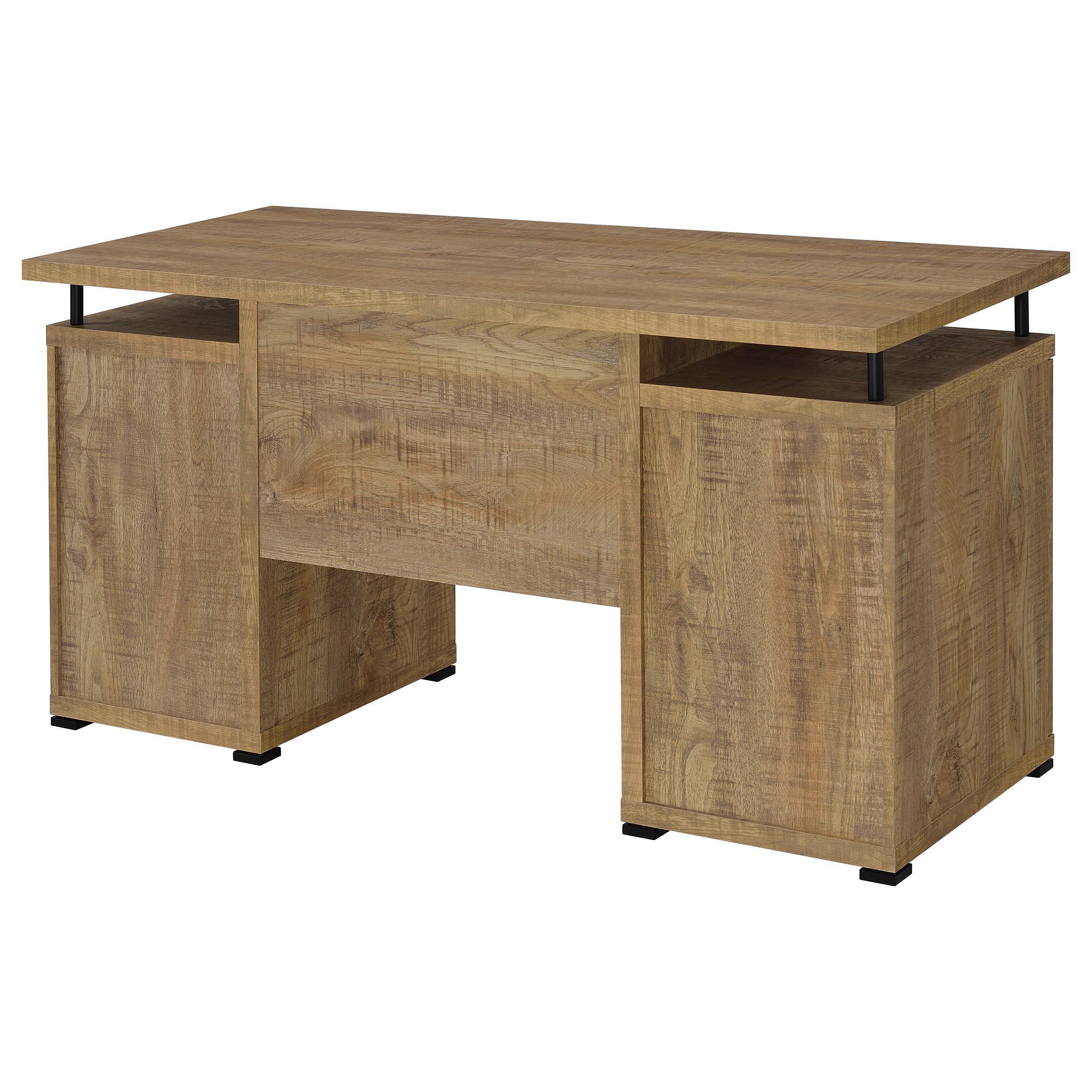  Coaster Furniture Tracy 800788 55-inch 2-drawer Office Computer Desk - Mango IMAGE 3