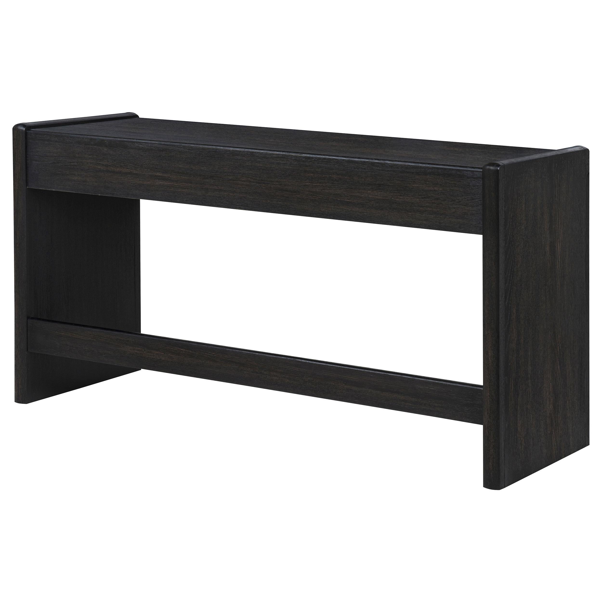  Coaster Furniture Leandro 800790 2-drawer Home Office Writing Desk - Burnished Black IMAGE 14