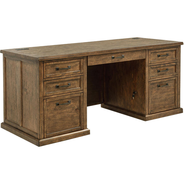 Coaster Furniture Altidore 800795 68-inch 7-drawer Executive Home Office Desk - Distressed Brown
