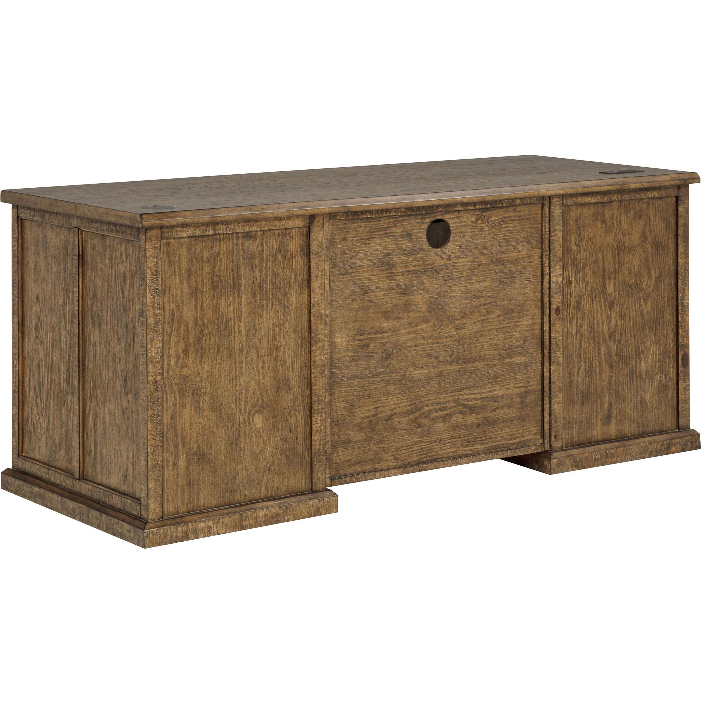  Coaster Furniture Altidore 800795 68-inch 7-drawer Executive Home Office Desk - Distressed Brown IMAGE 6