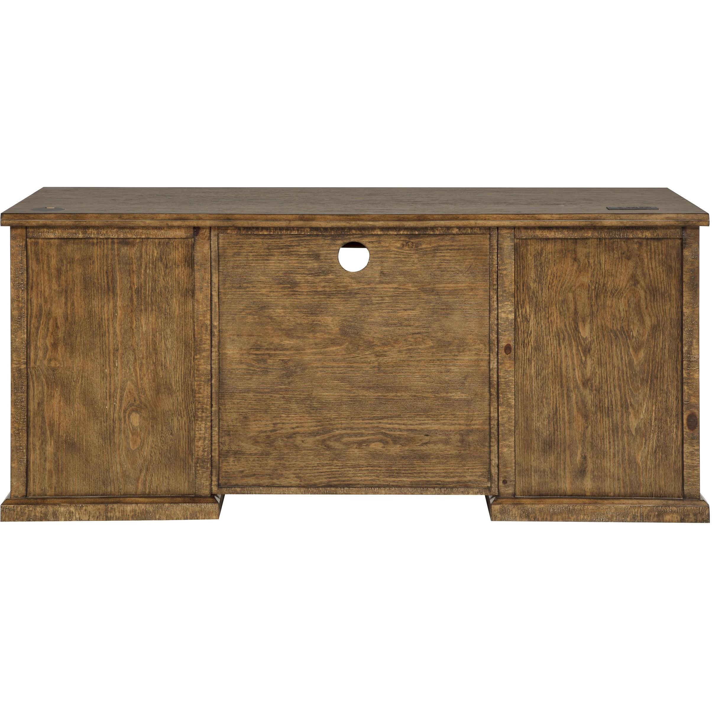  Coaster Furniture Altidore 800795 68-inch 7-drawer Executive Home Office Desk - Distressed Brown IMAGE 7