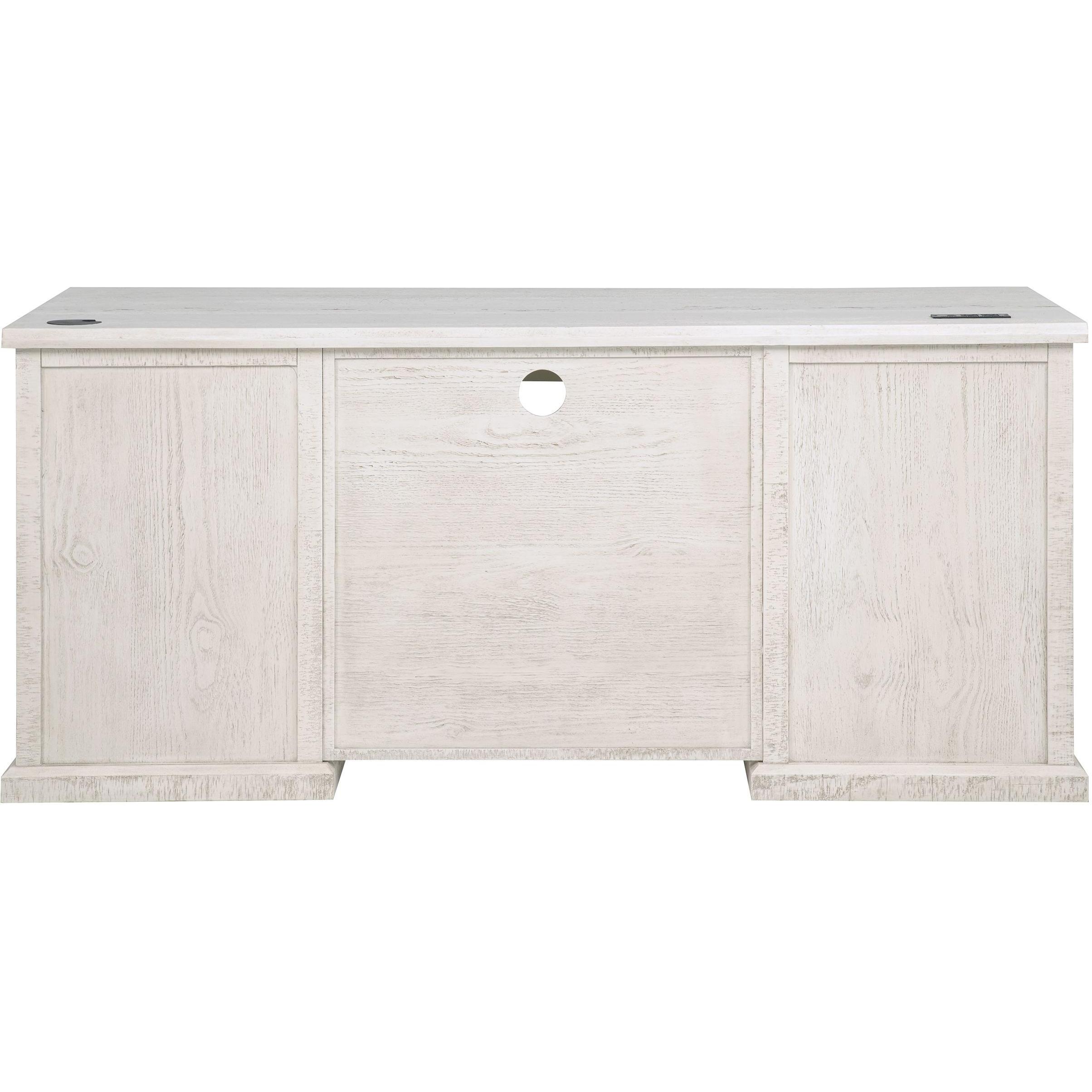  Coaster Furniture Altidore 800796 68-inch 7-drawer Executive Home Office Desk - Distressed White IMAGE 7