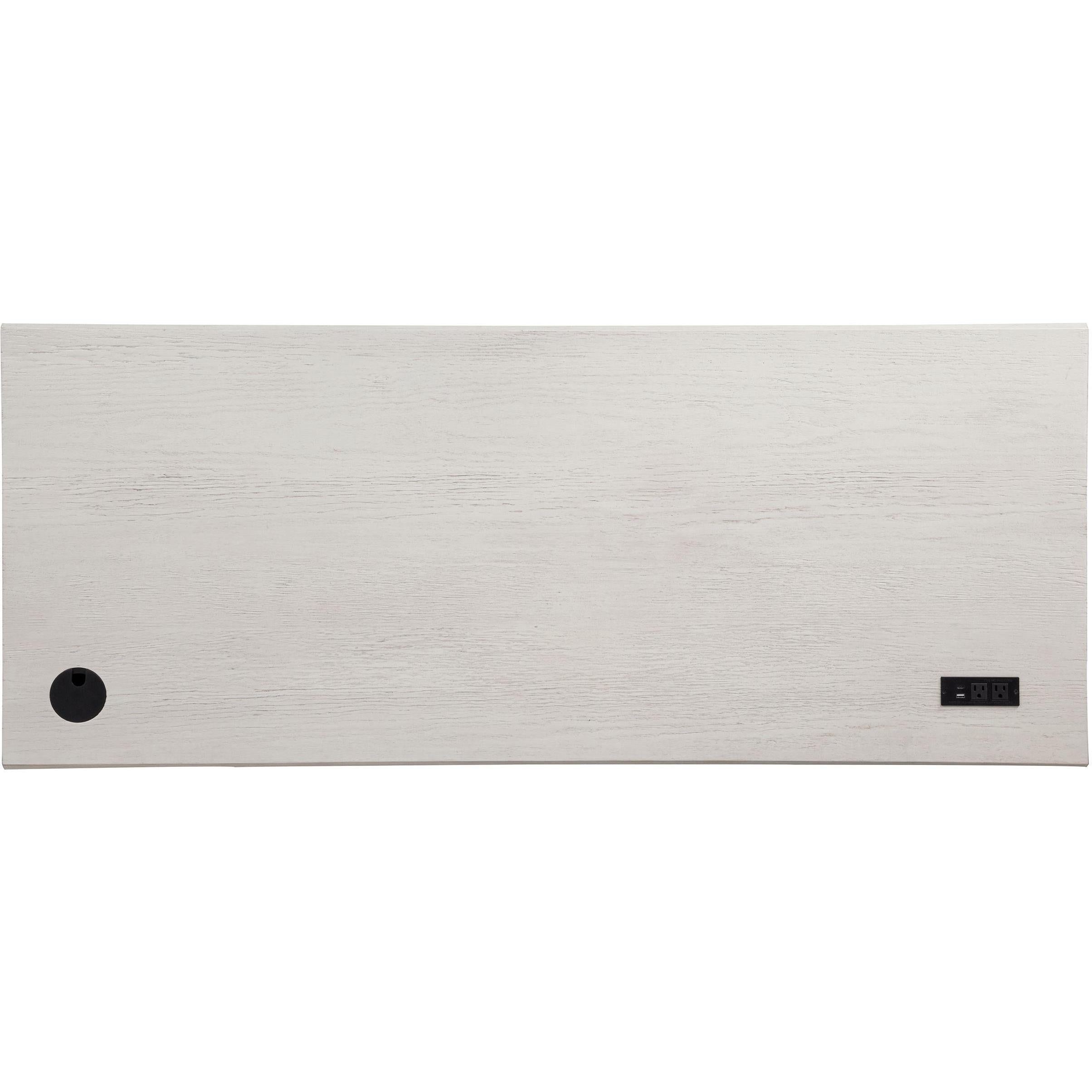  Coaster Furniture Altidore 800796 68-inch 7-drawer Executive Home Office Desk - Distressed White IMAGE 9