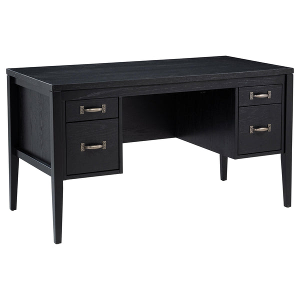 Coaster Furniture Graham 800866 54-inch 4-drawer Double Pedestal Lift Top Computer Desk - Black