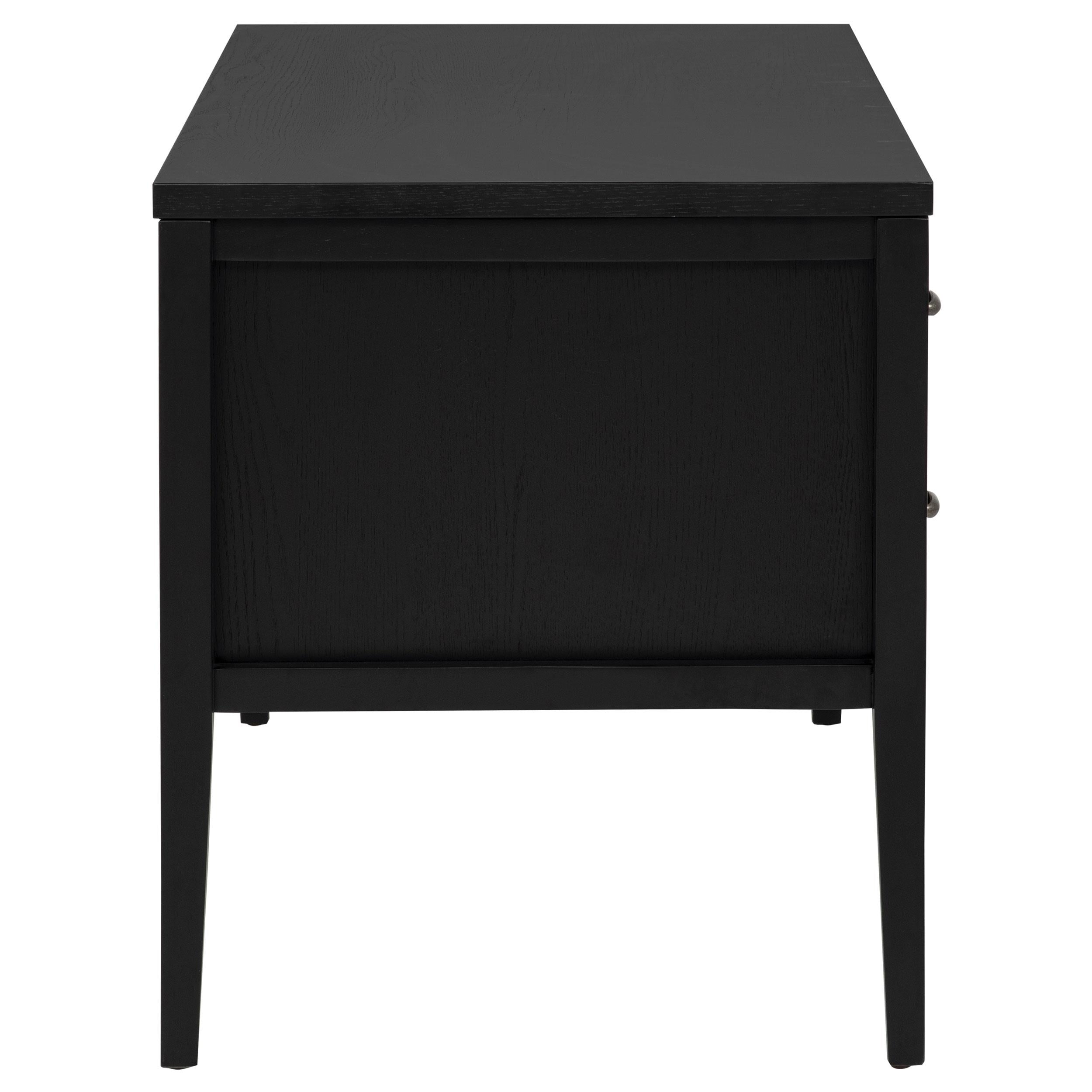  Coaster Furniture Graham 800866 54-inch 4-drawer Double Pedestal Lift Top Computer Desk - Black IMAGE 13