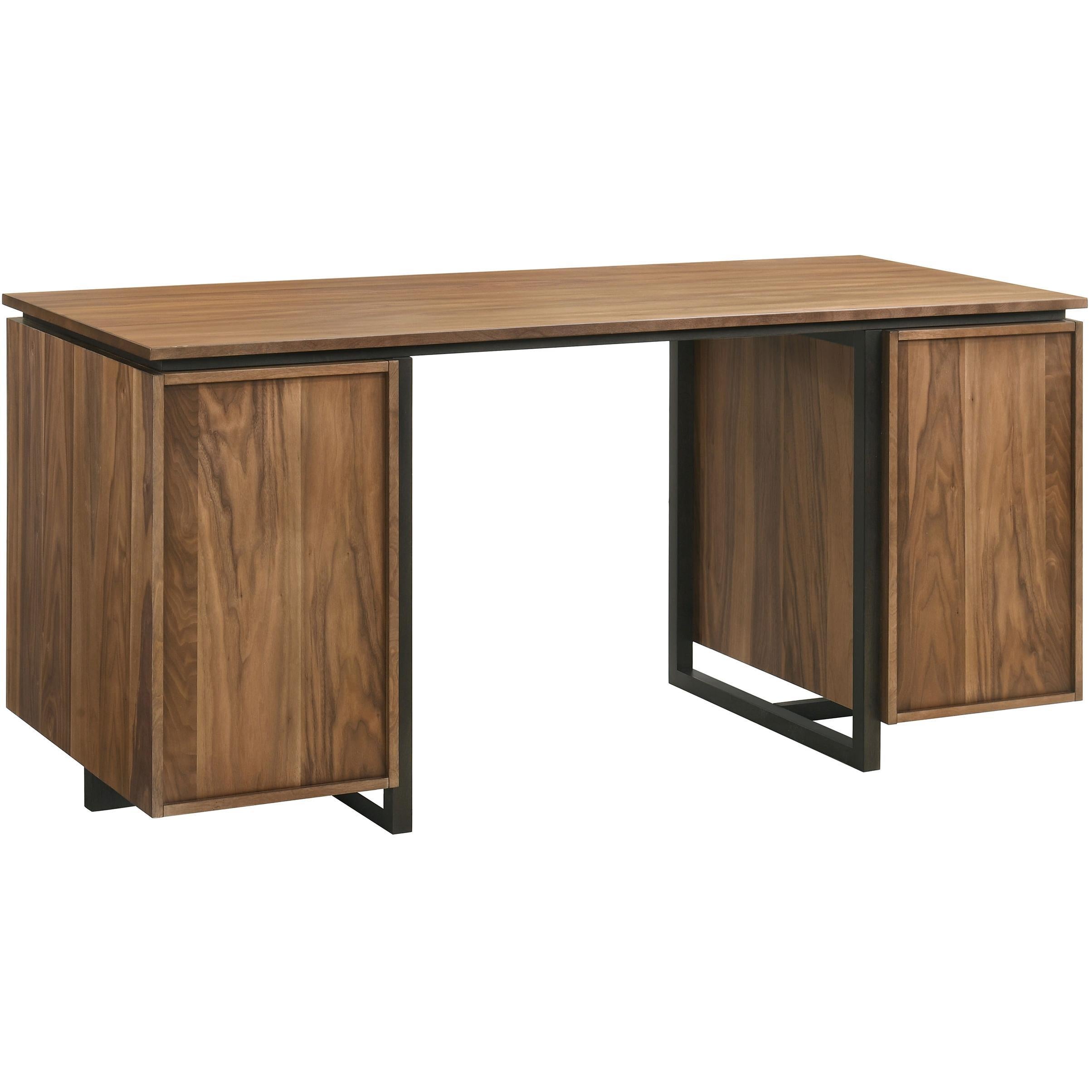  Coaster Furniture Berhalter 801596 6-Drawer Double Pedestal File Computer Desk IMAGE 8