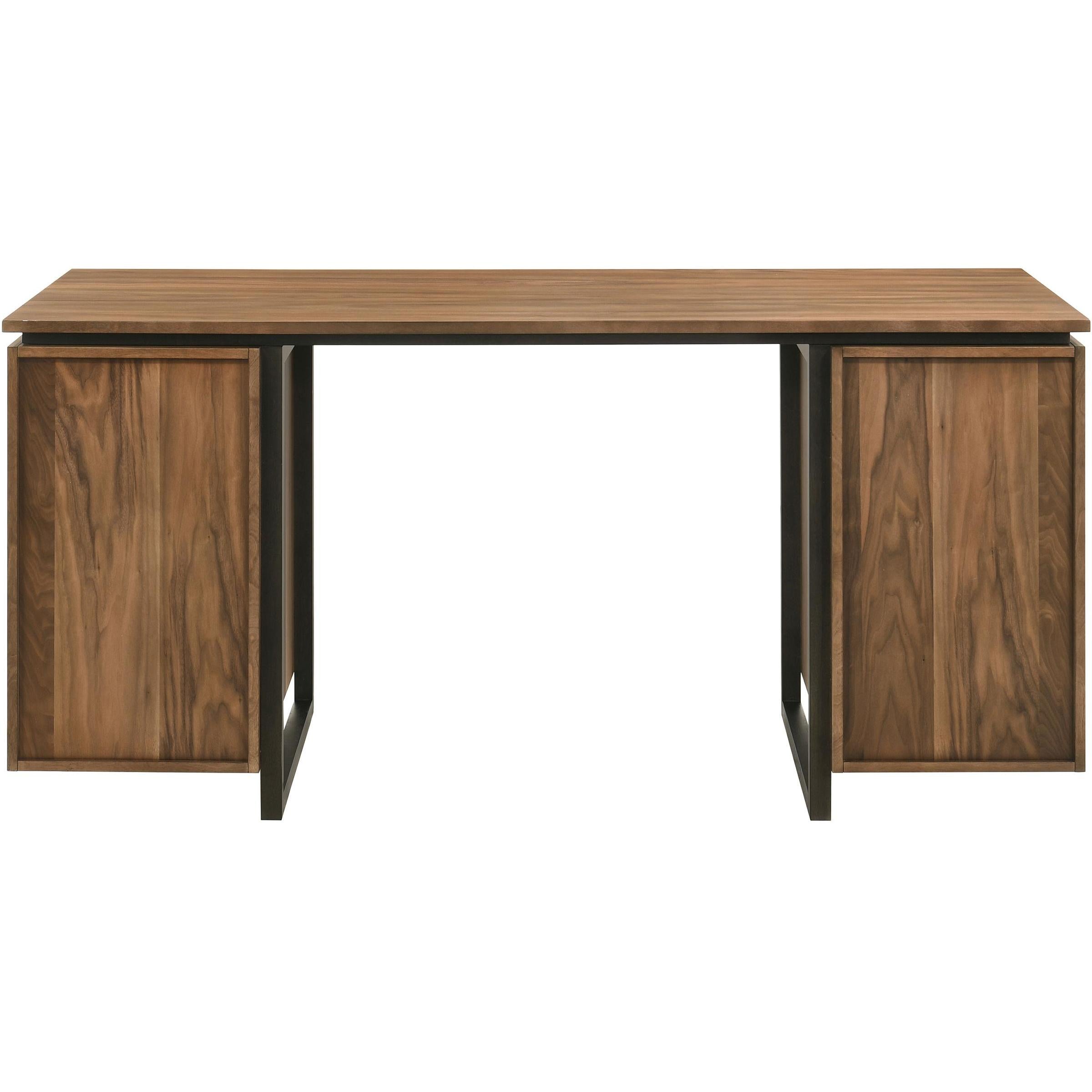  Coaster Furniture Berhalter 801596 6-Drawer Double Pedestal File Computer Desk IMAGE 9