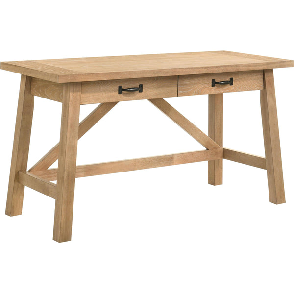 Coaster Furniture Fabian 801605 54-inch 2-drawer Computer Writing Desk  - Distressed Light Brown