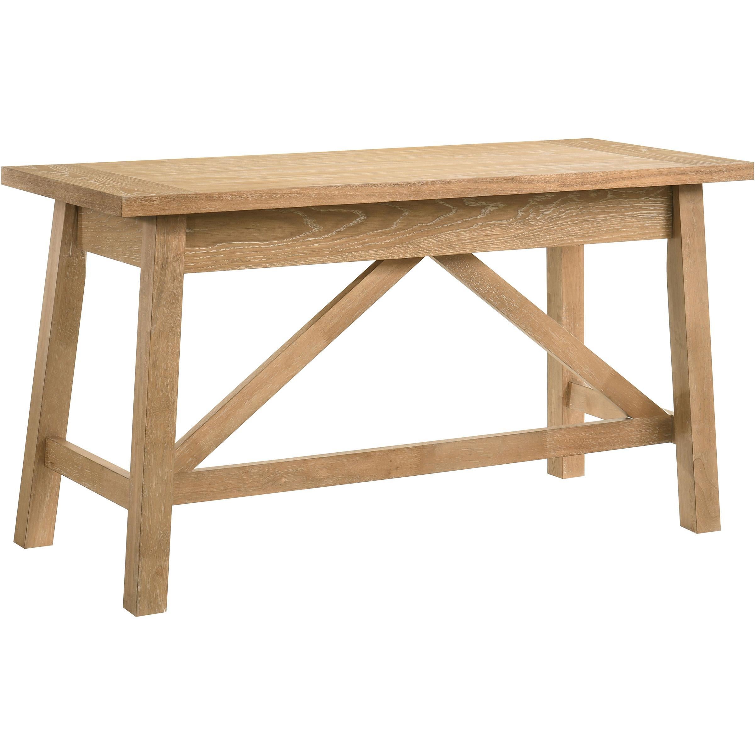  Coaster Furniture Fabian 801605 54-inch 2-drawer Computer Writing Desk  - Distressed Light Brown IMAGE 8
