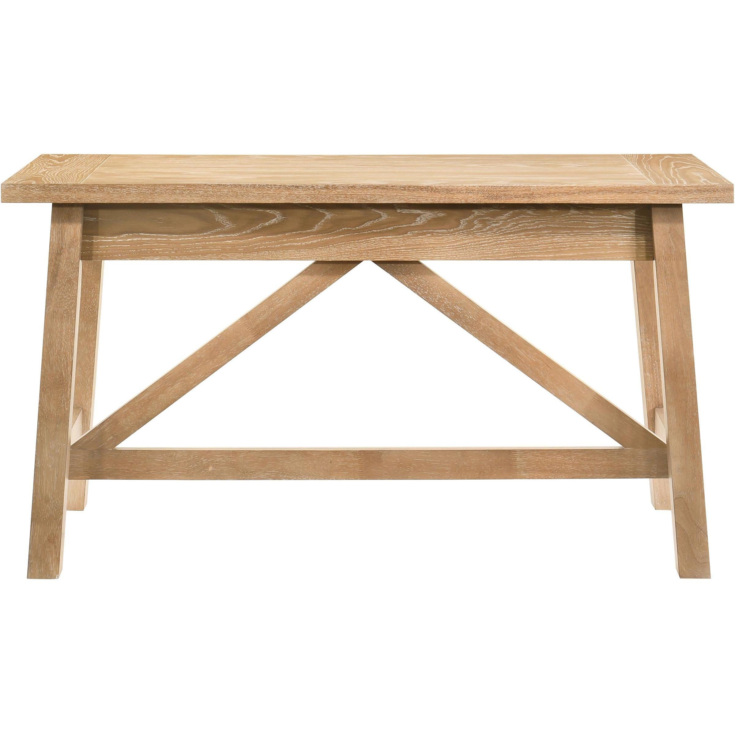  Coaster Furniture Fabian 801605 54-inch 2-drawer Computer Writing Desk  - Distressed Light Brown IMAGE 9