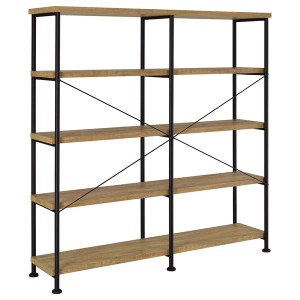 Coaster Furniture Analiese 801853 63-inch 4-shelf Double Bookshelf - Mango