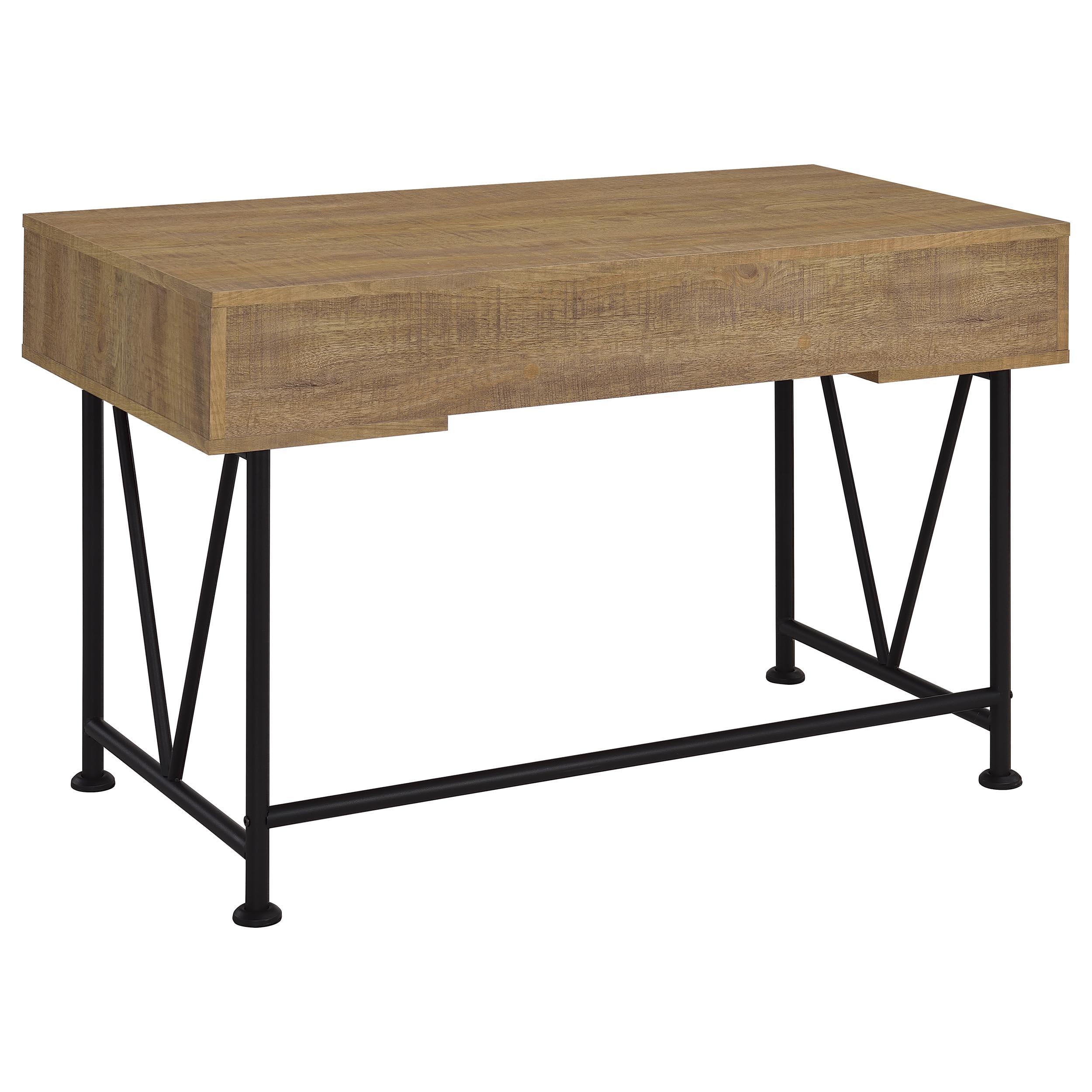  Coaster Furniture Analiese 802001 47-inch 3-drawer Writing Desk - Mango IMAGE 10