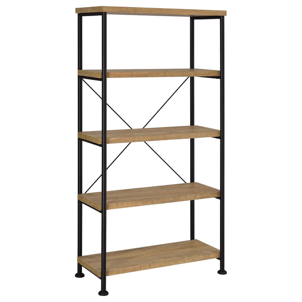 Coaster Furniture Analiese 802003 63-inch 4-shelf Bookshelf - Mango