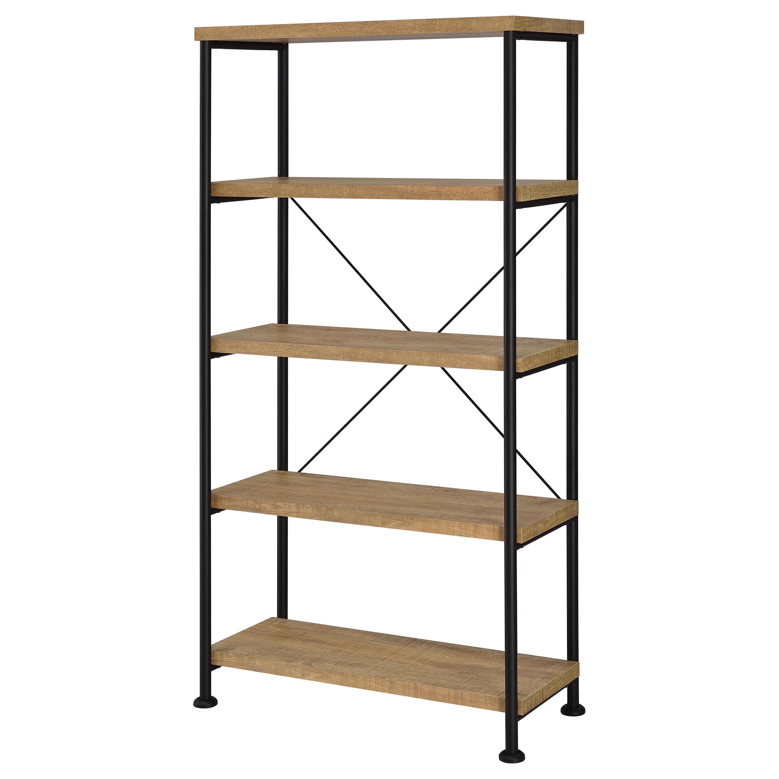  Coaster Furniture Analiese 802003 63-inch 4-shelf Bookshelf - Mango IMAGE 2