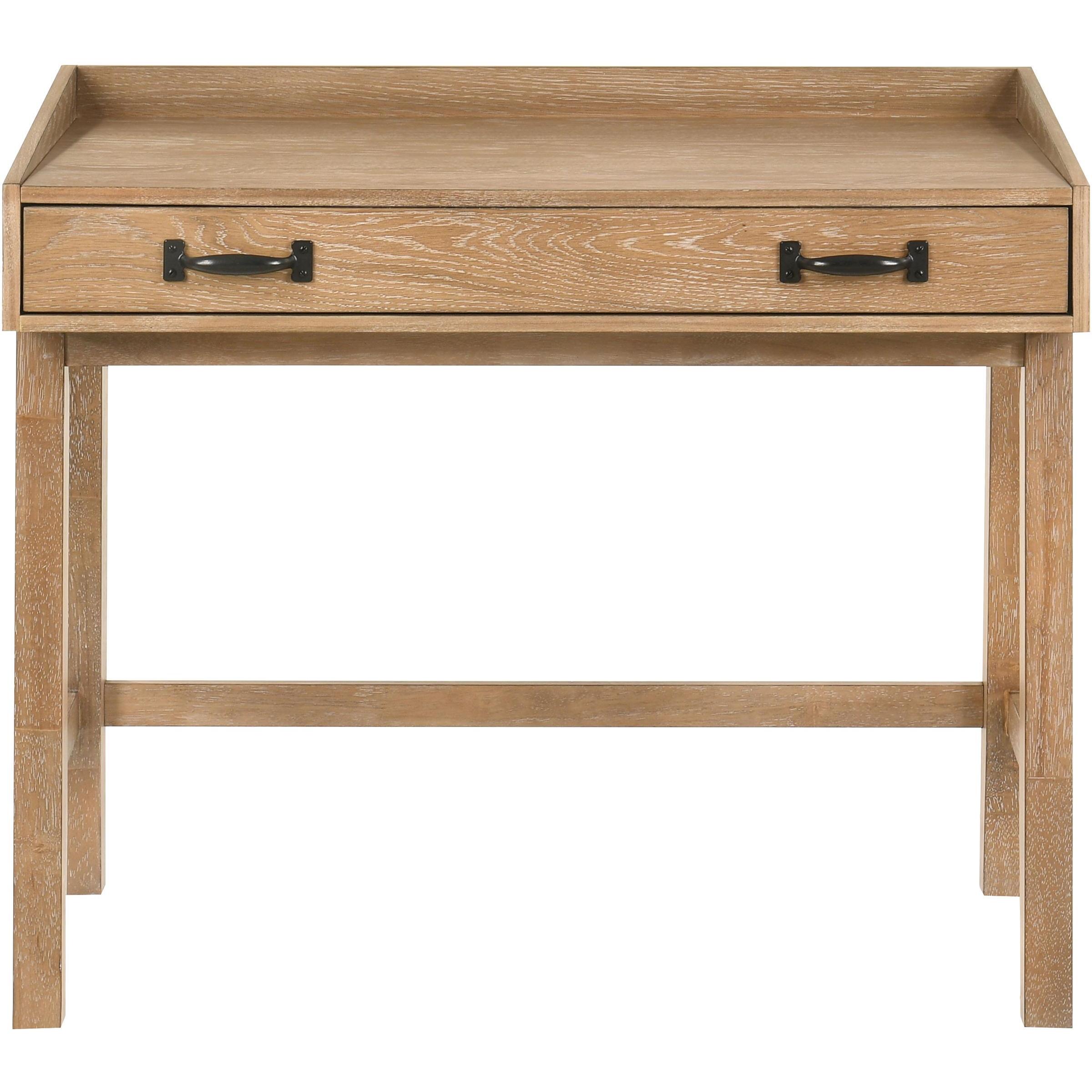  Coaster Furniture Fabian 802041 38-inch Computer Desk with Keyboard Drawer  - Distressed Light Brown IMAGE 5
