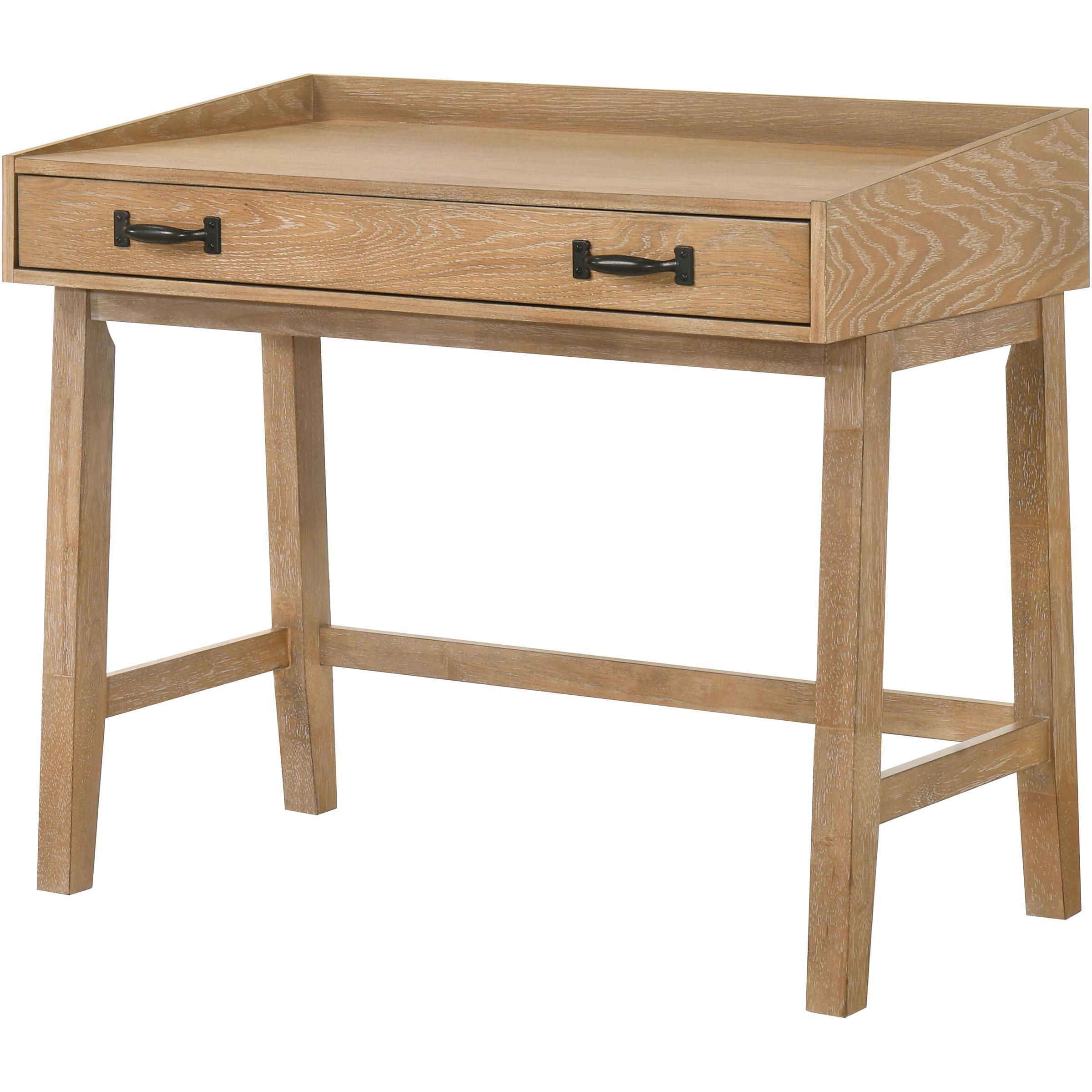  Coaster Furniture Fabian 802041 38-inch Computer Desk with Keyboard Drawer  - Distressed Light Brown IMAGE 6