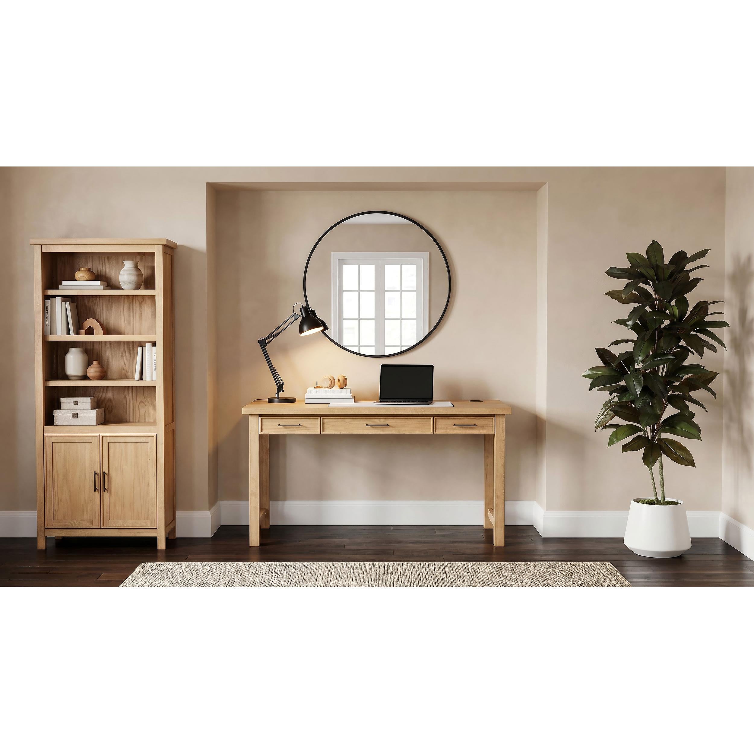  Coaster Furniture Vermes 802063 72-inch 2-door Home Office Cabinet Bookcase - Light Ash IMAGE 11