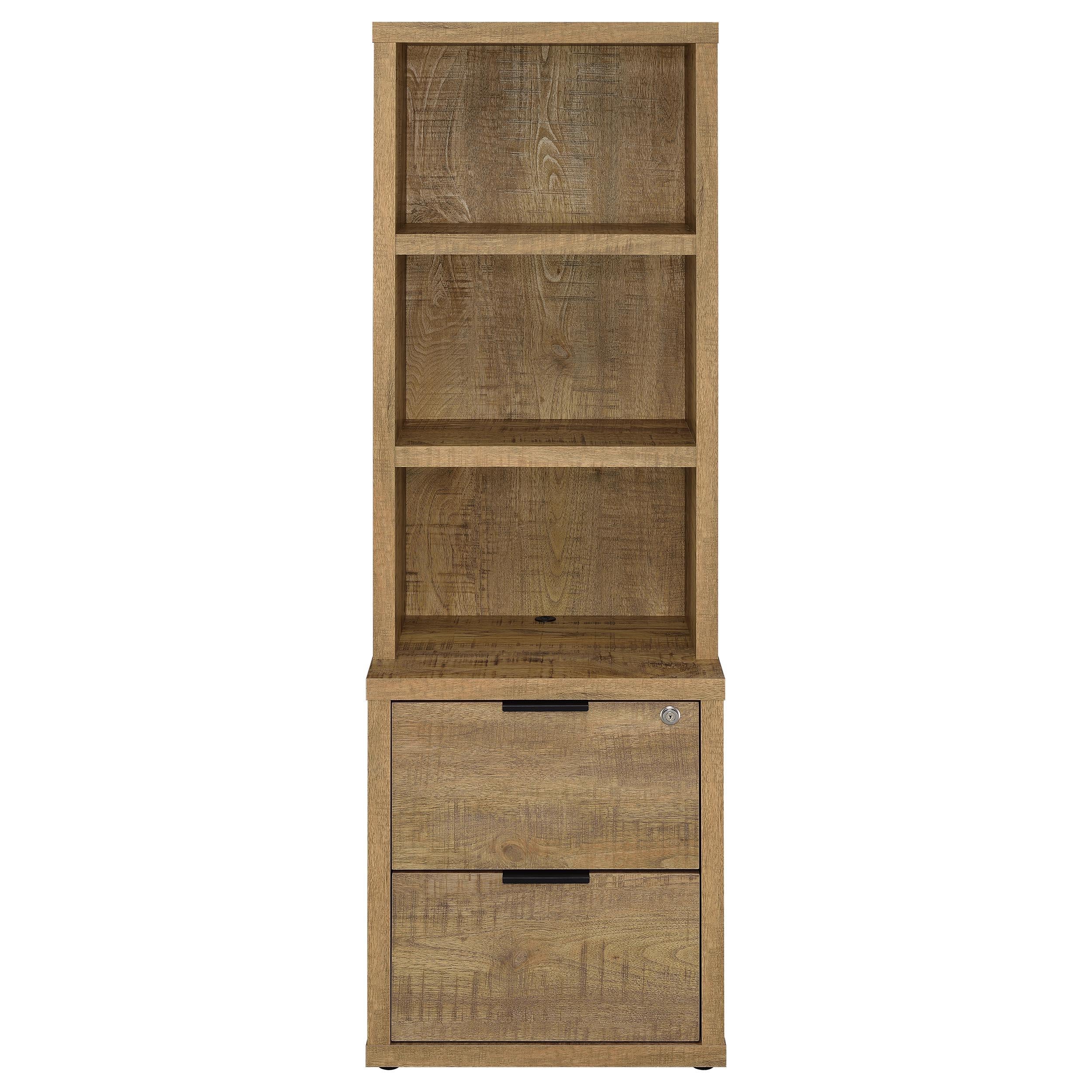  Coaster Furniture Westpark 802693-S3 3-piece Wall Unit Bookcase Set with USB - Mango IMAGE 1