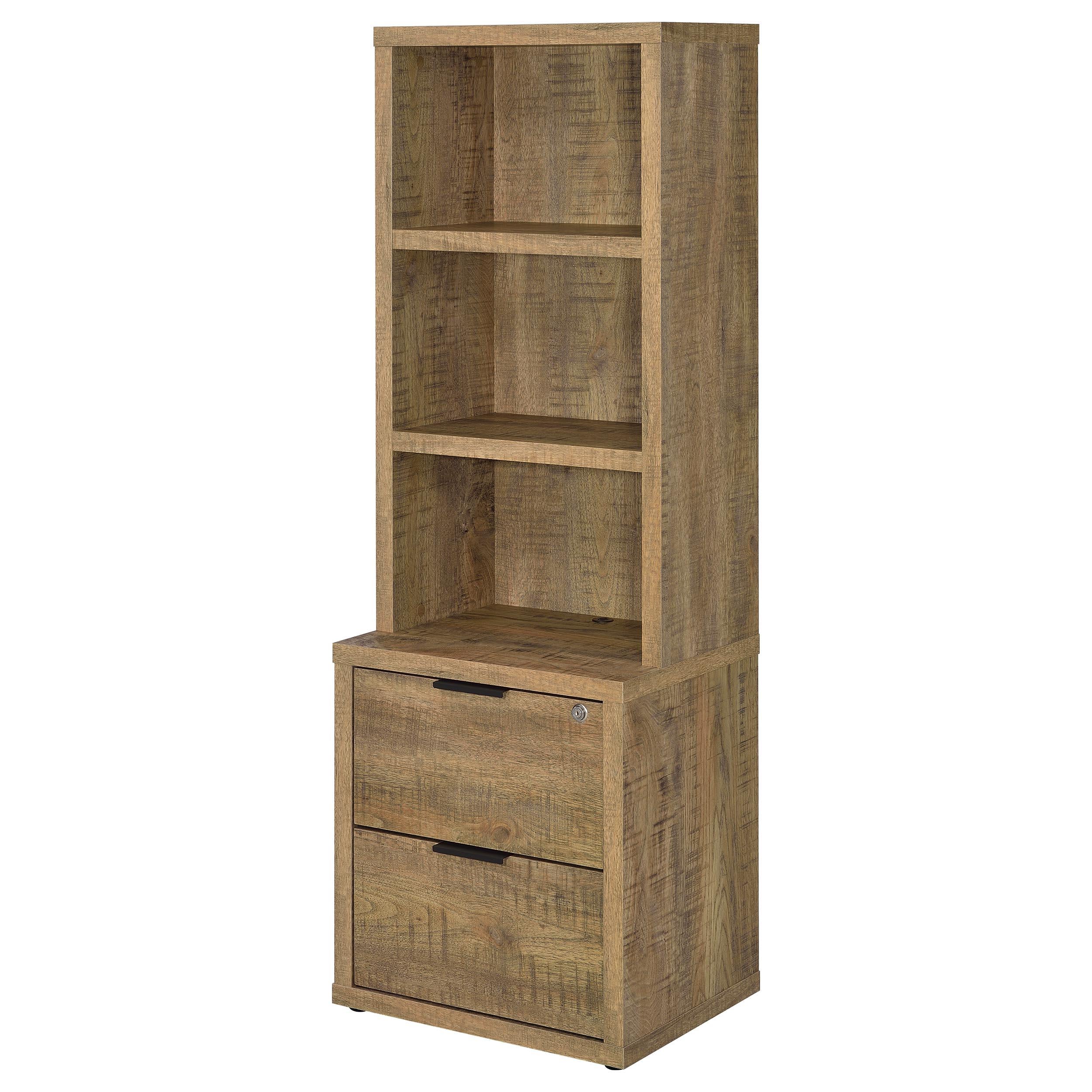  Coaster Furniture Westpark 802693-S3 3-piece Wall Unit Bookcase Set with USB - Mango IMAGE 3