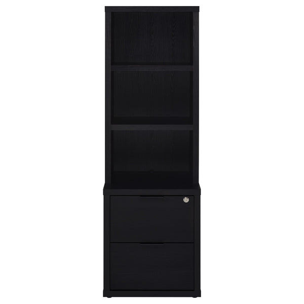Coaster Furniture Westpark 802703-S3 3-piece Wall Unit Bookcase Set with USB - Black