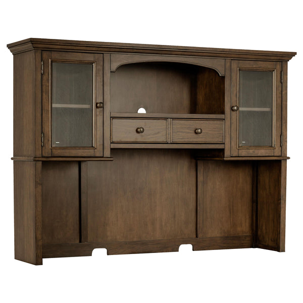 Coaster Furniture Hartshill 881283H 2-door Hutch with Shelves - Burnished Oak