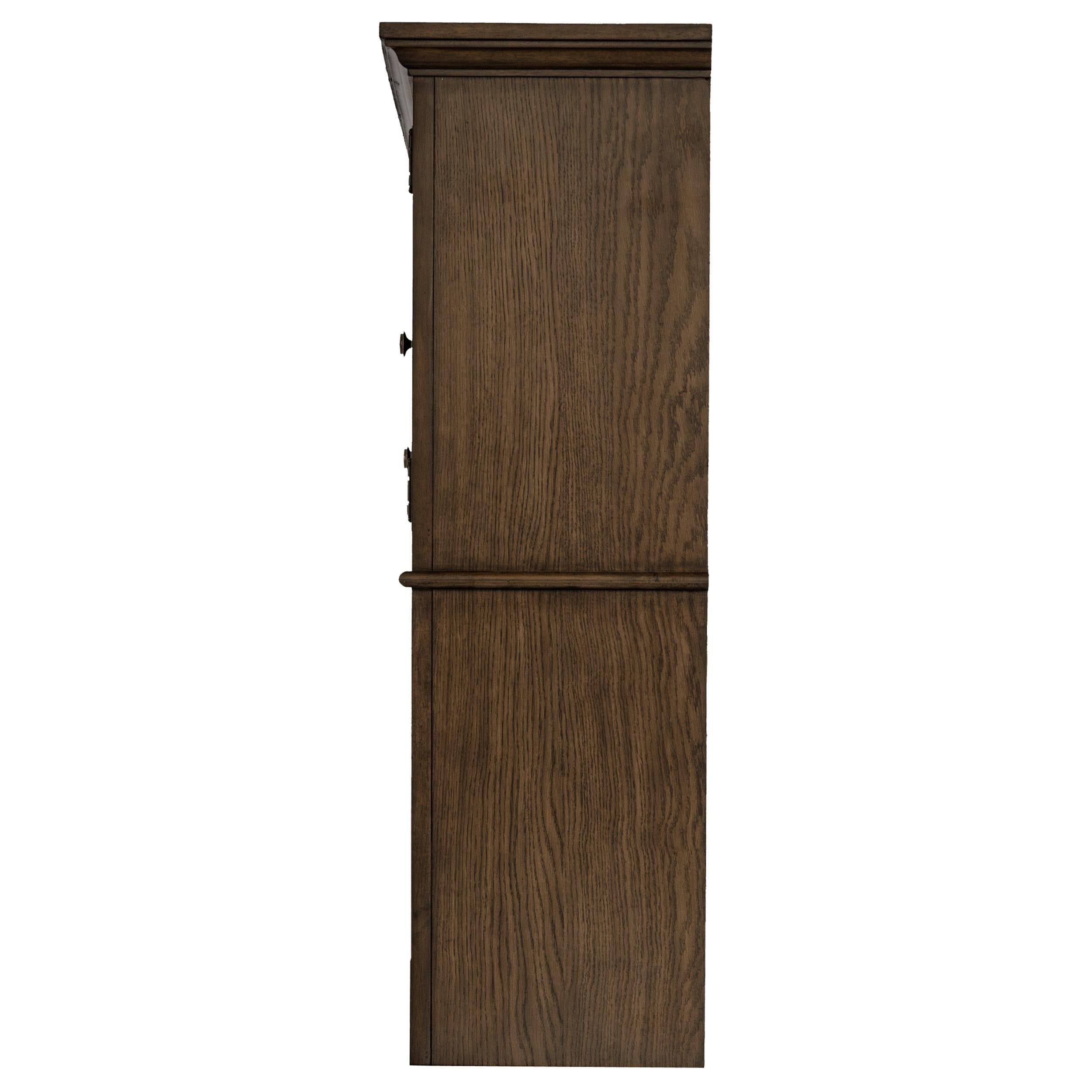  Coaster Furniture Hartshill 881283H 2-door Hutch with Shelves - Burnished Oak IMAGE 6