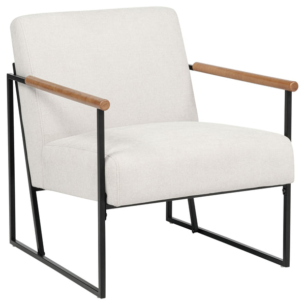 Coaster Furniture Monsen 900648 Fabric Upholstered Metal Frame Accent Chair - Ivory