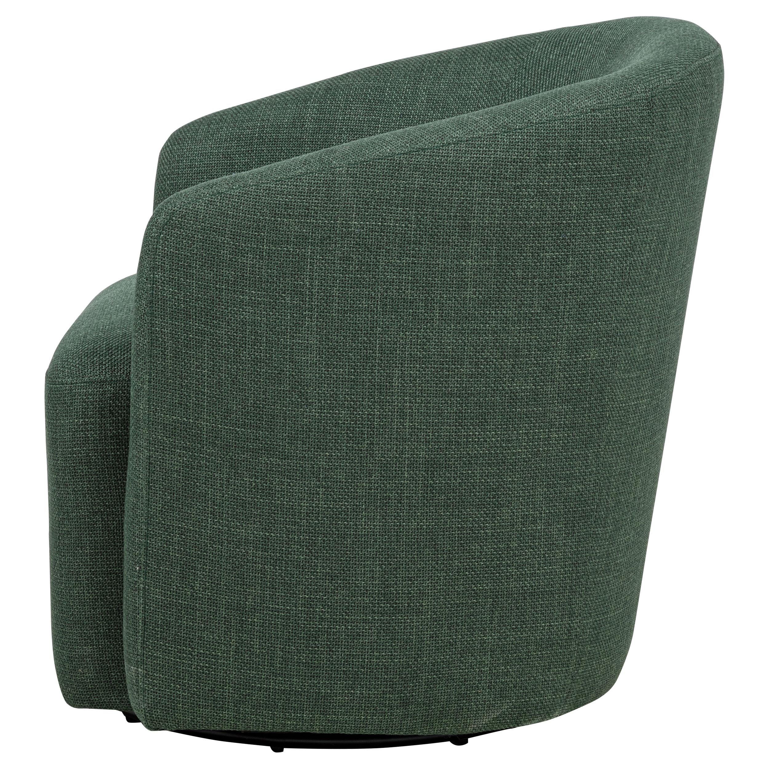  Coaster Furniture Mossbrook 903222 Fabric Upholstered Swivel Accent Chair - Green IMAGE 10