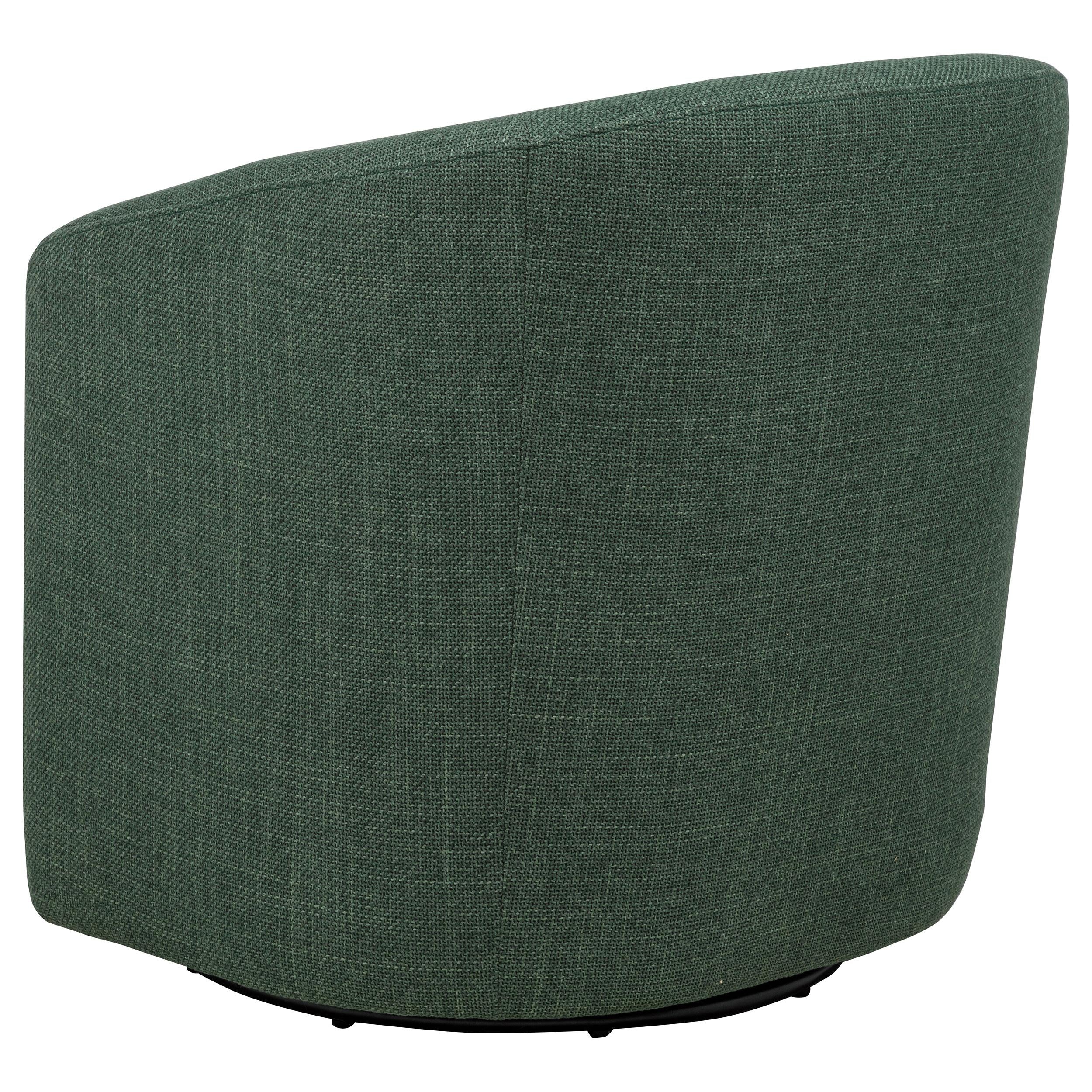  Coaster Furniture Mossbrook 903222 Fabric Upholstered Swivel Accent Chair - Green IMAGE 11