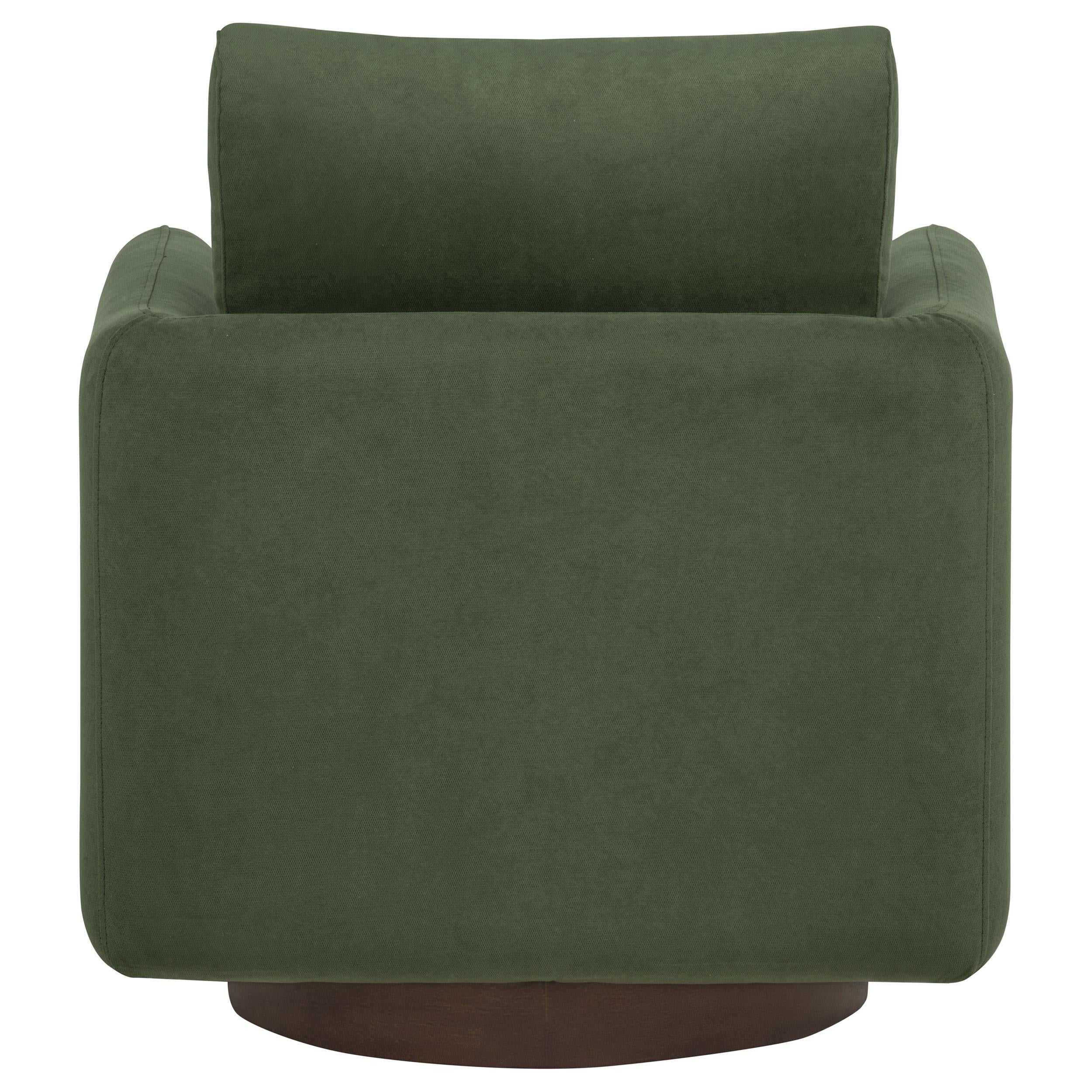  Coaster Furniture Iris 903257 Fabric Upholstered Swivel Accent Chair - Matcha IMAGE 12