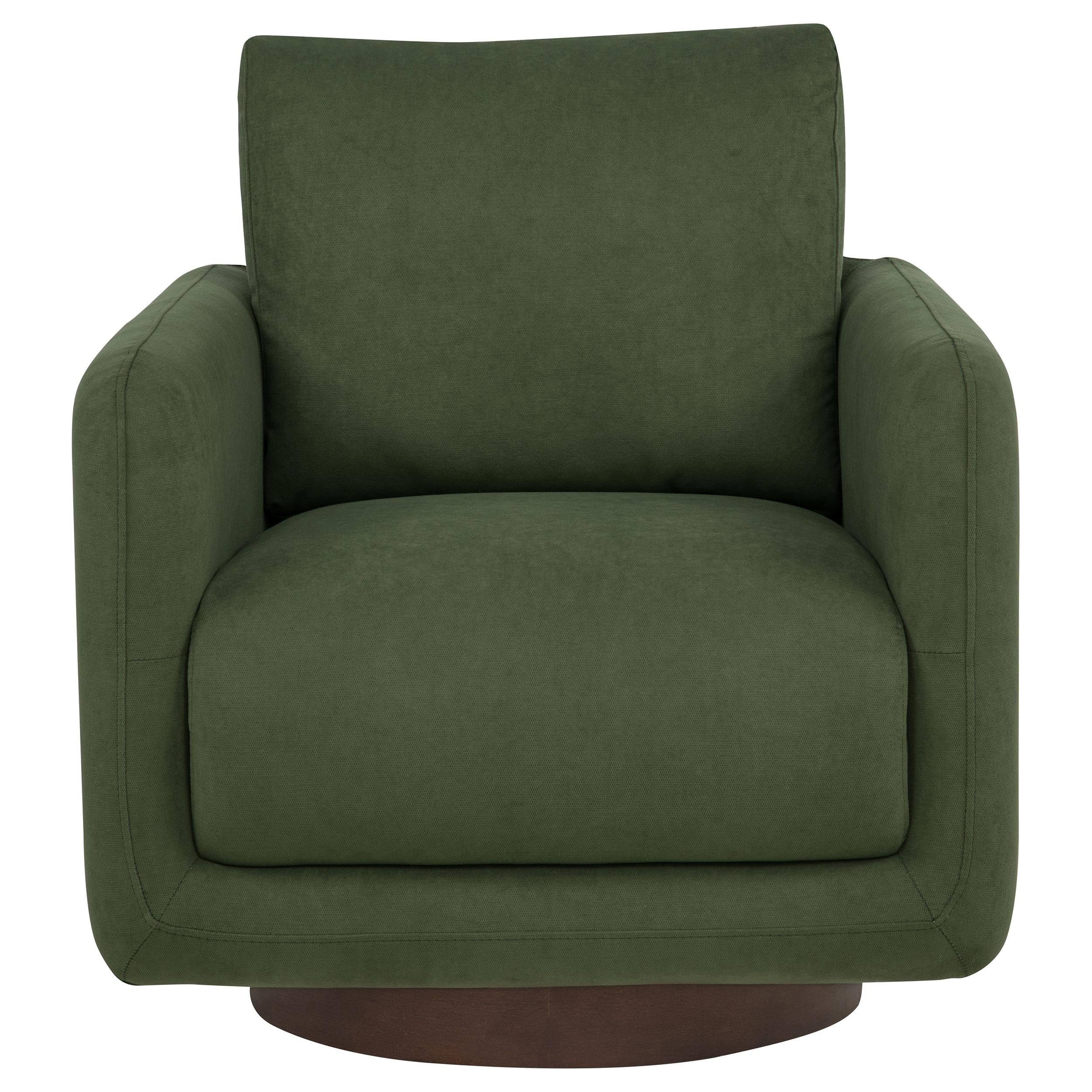  Coaster Furniture Iris 903257 Fabric Upholstered Swivel Accent Chair - Matcha IMAGE 6